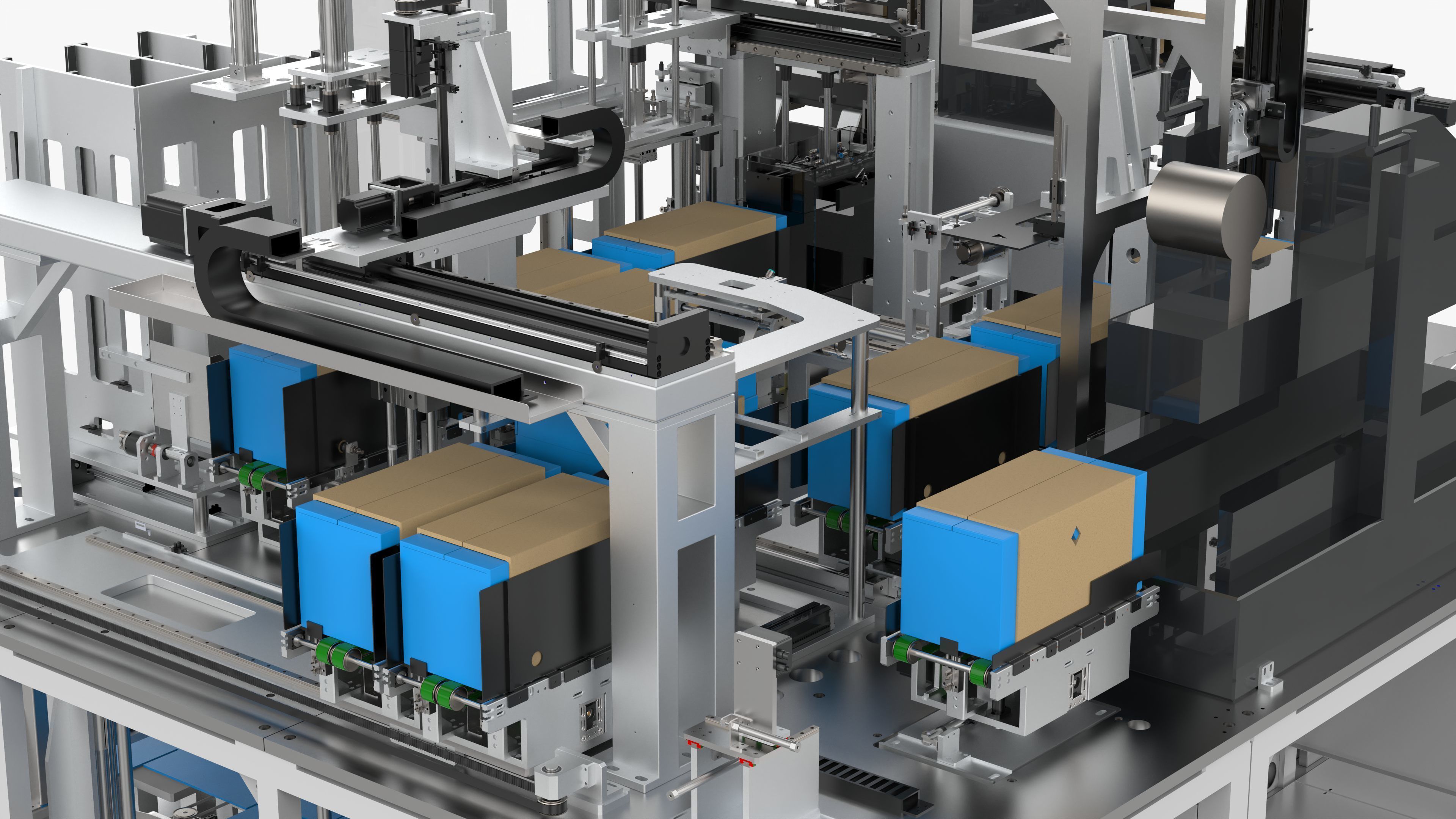 Automatic Carton Packing Machine 3D model_11