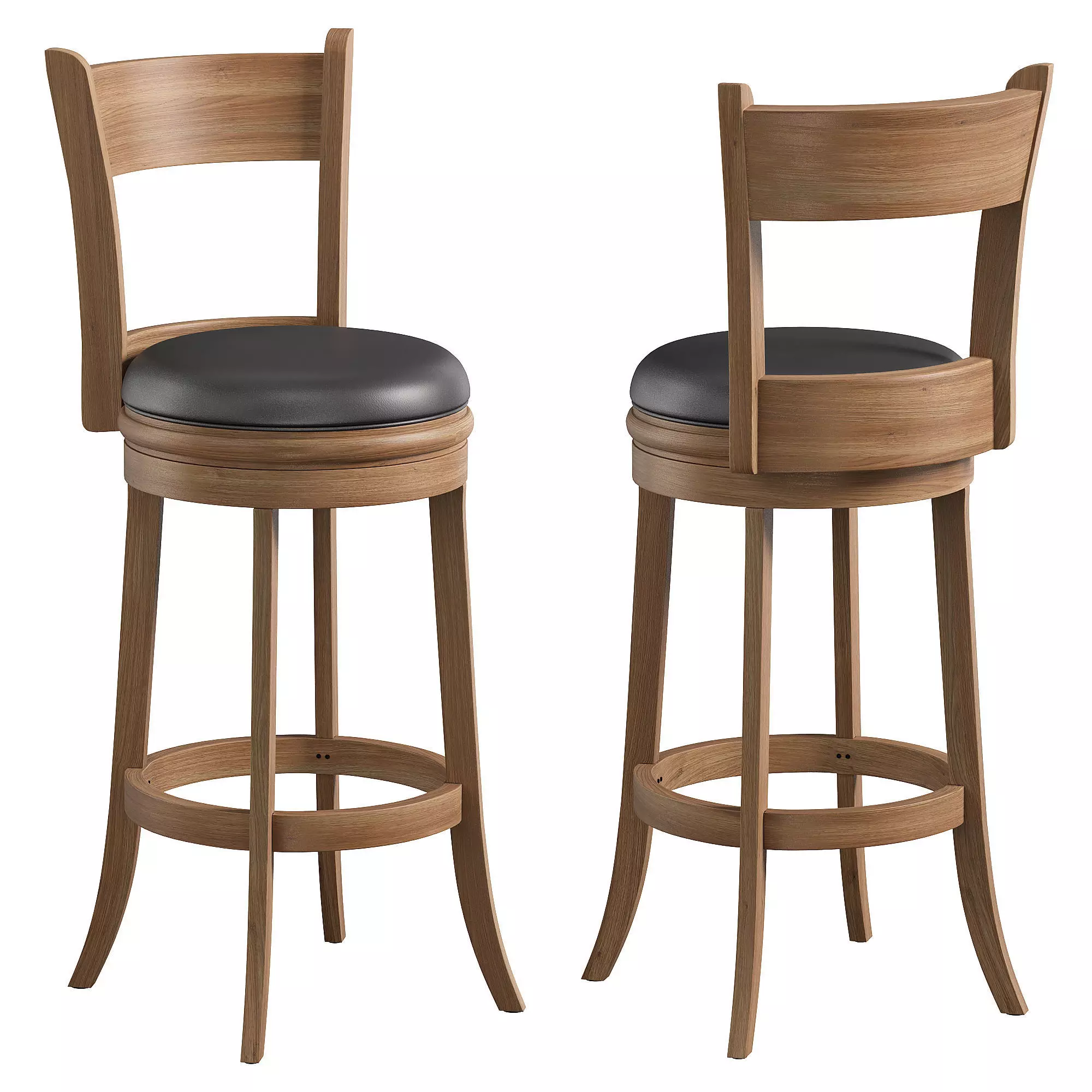 Bar chair 3D model_0
