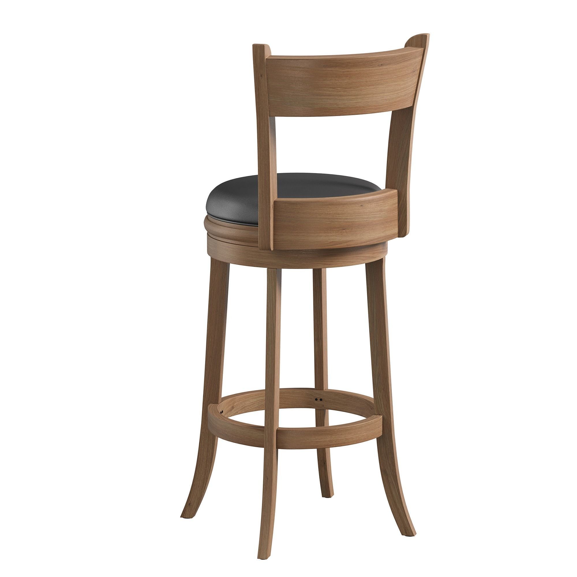 Bar chair 3D model_2