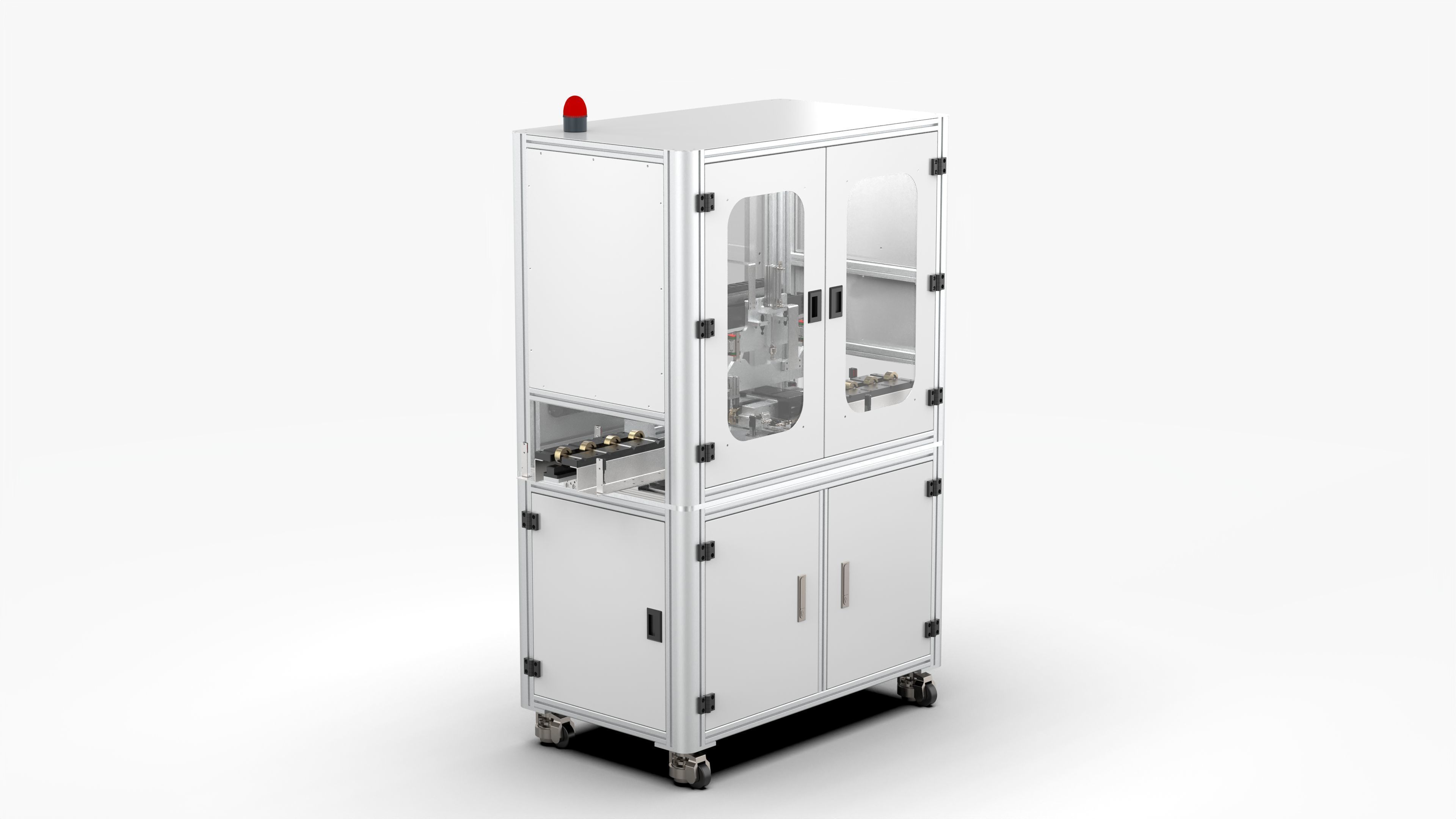 Automatic Permanent Magnet Rotor Spring Assembly Machine 3D model_3