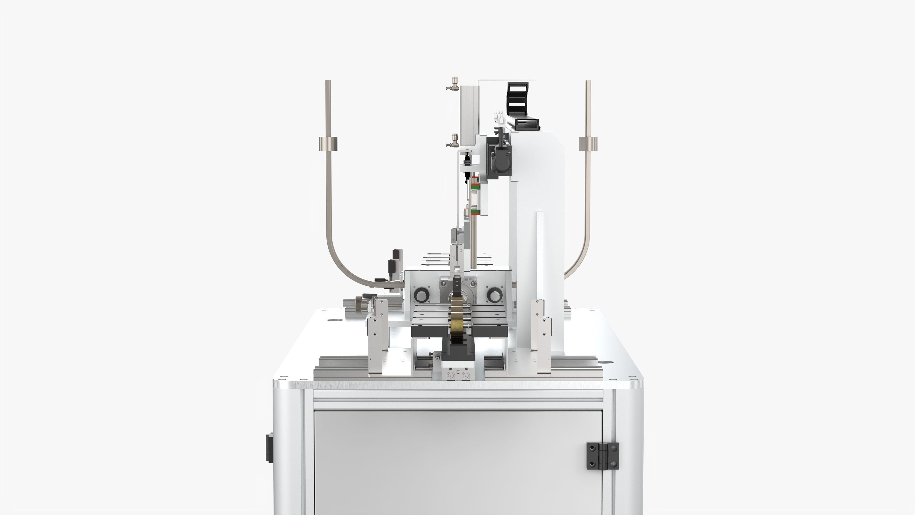 Automatic Permanent Magnet Rotor Spring Assembly Machine 3D model_13