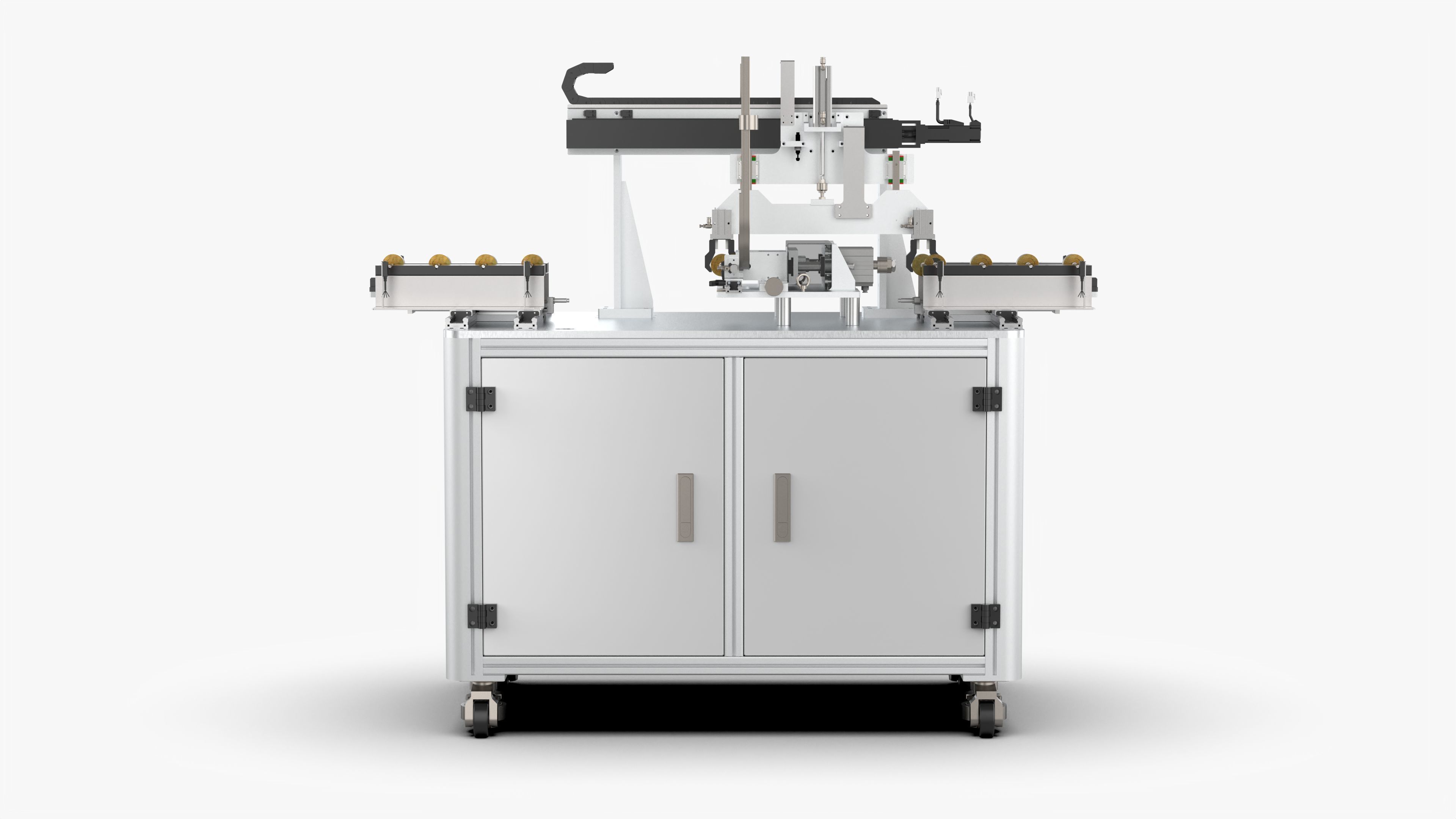Automatic Permanent Magnet Rotor Spring Assembly Machine 3D model_11