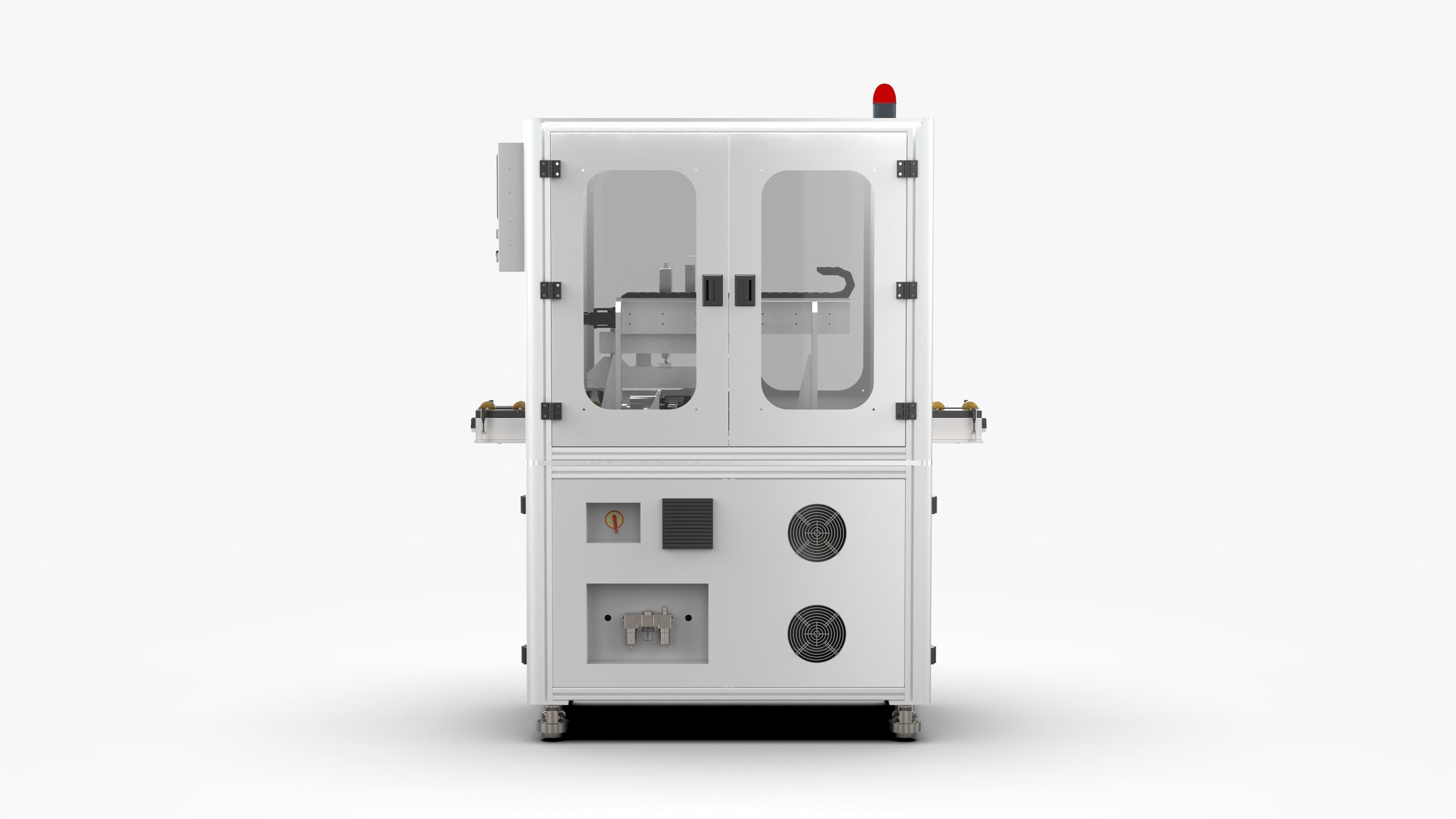 Automatic Permanent Magnet Rotor Spring Assembly Machine 3D model_6