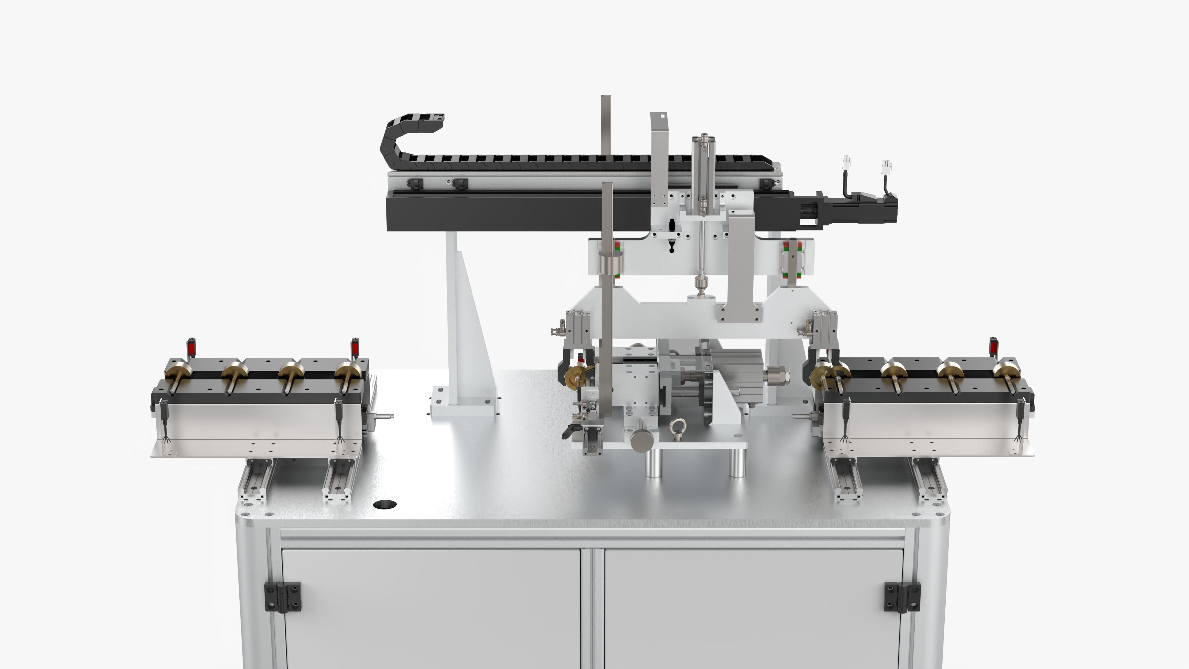 Automatic Permanent Magnet Rotor Spring Assembly Machine 3D model_12