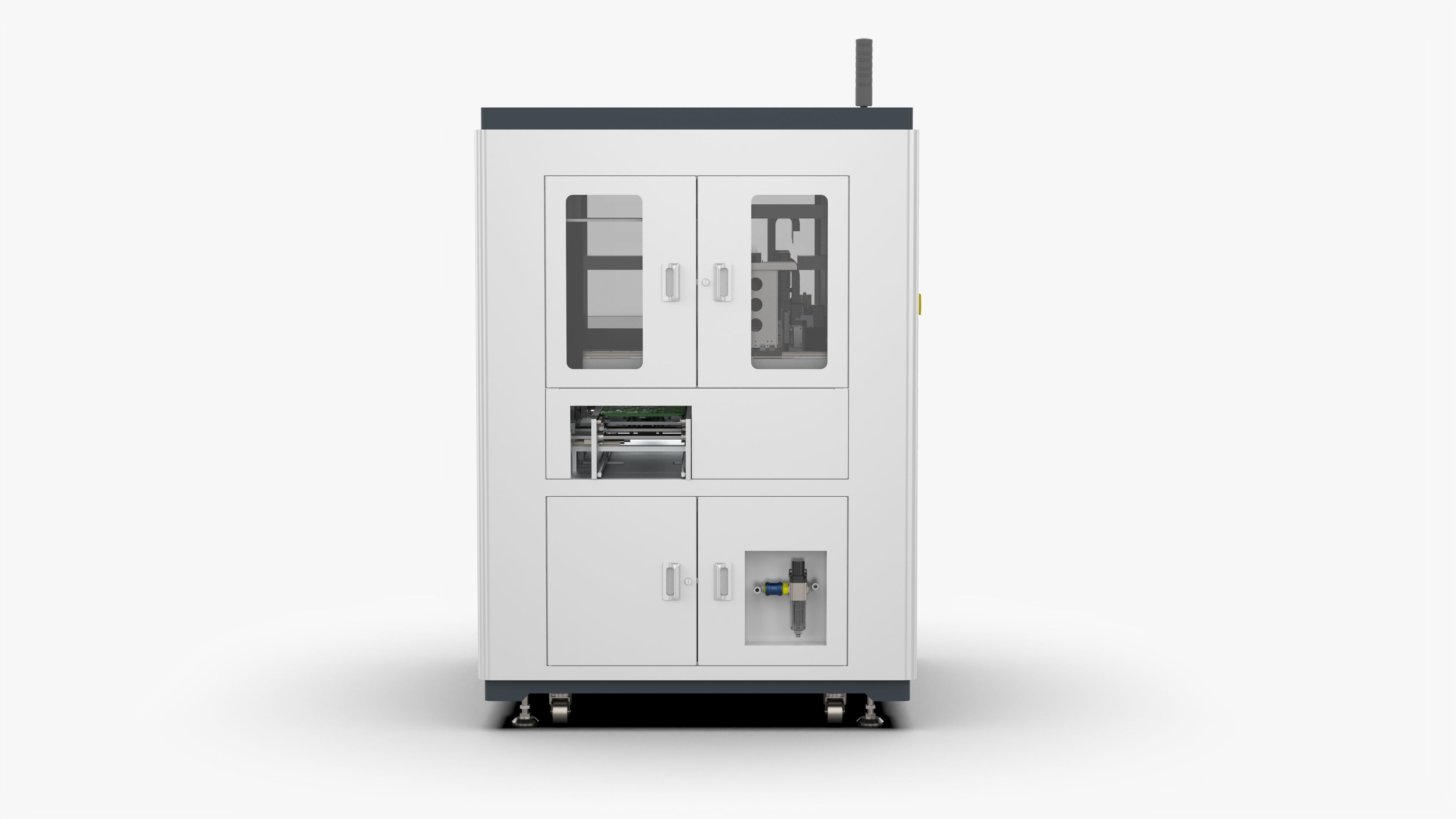 Automatic PCB Circuit Board Assembly Machine 3D model_7