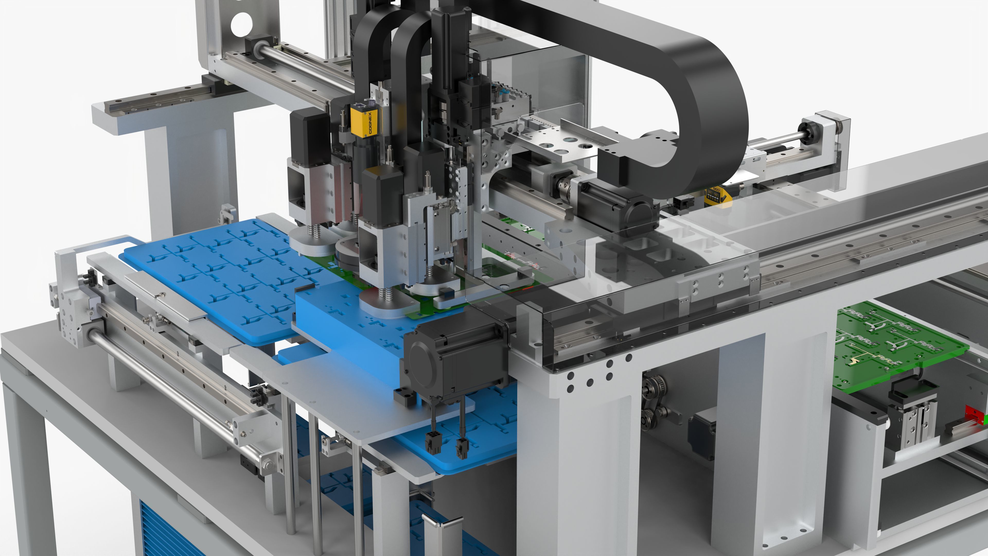 Automatic PCB Circuit Board Assembly Machine 3D model_14