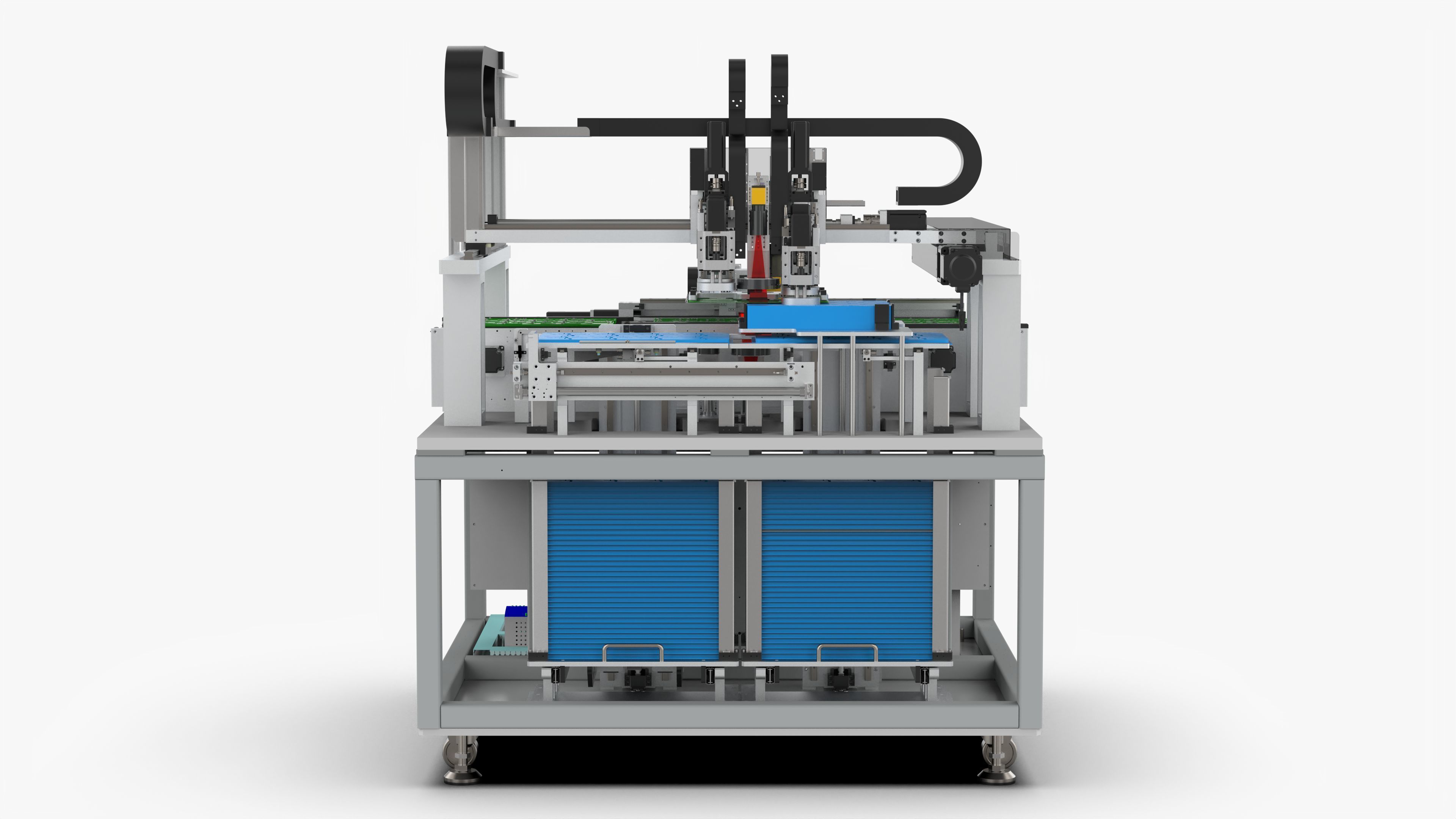 Automatic PCB Circuit Board Assembly Machine 3D model_13