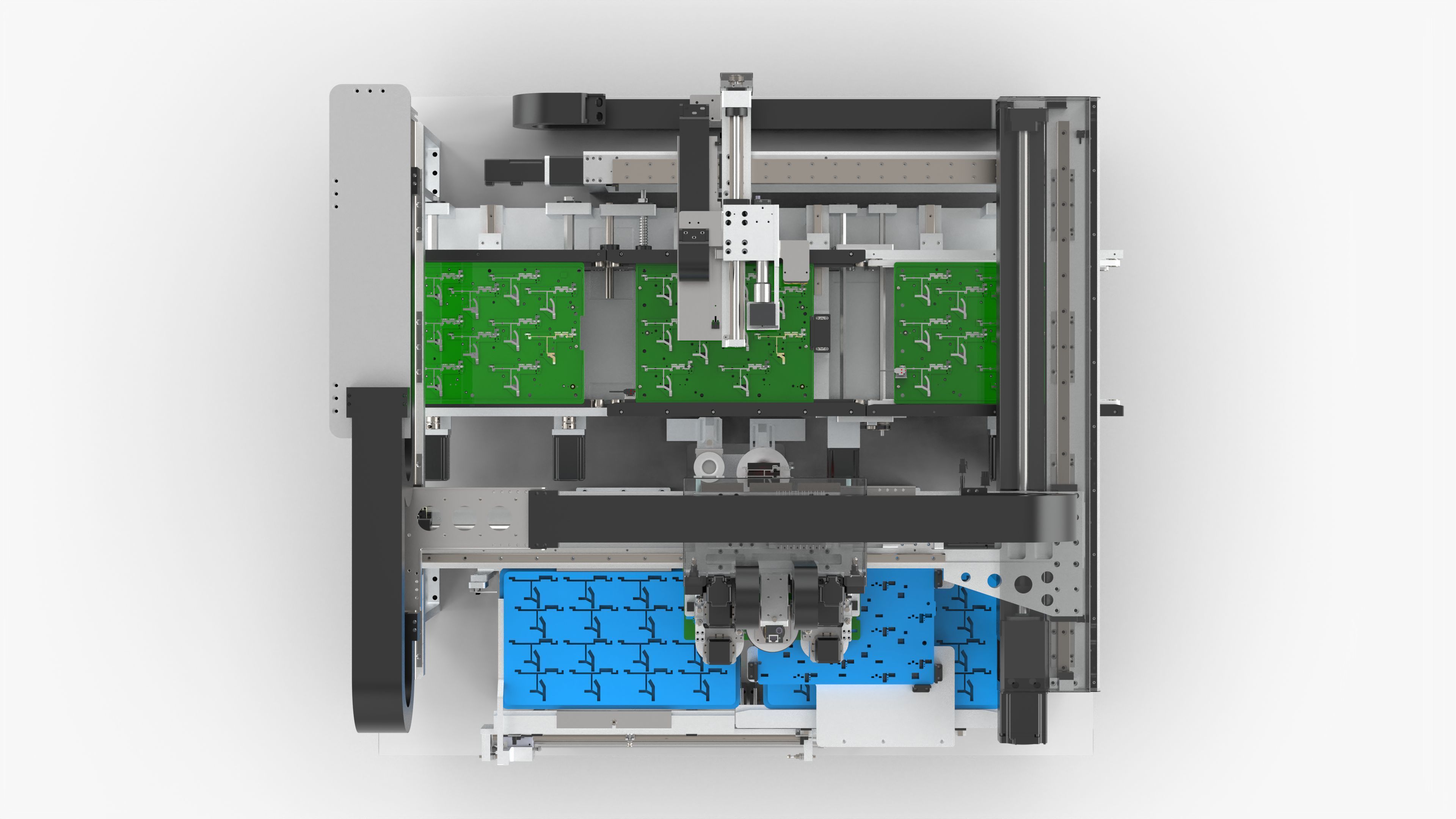 Automatic PCB Circuit Board Assembly Machine 3D model_17