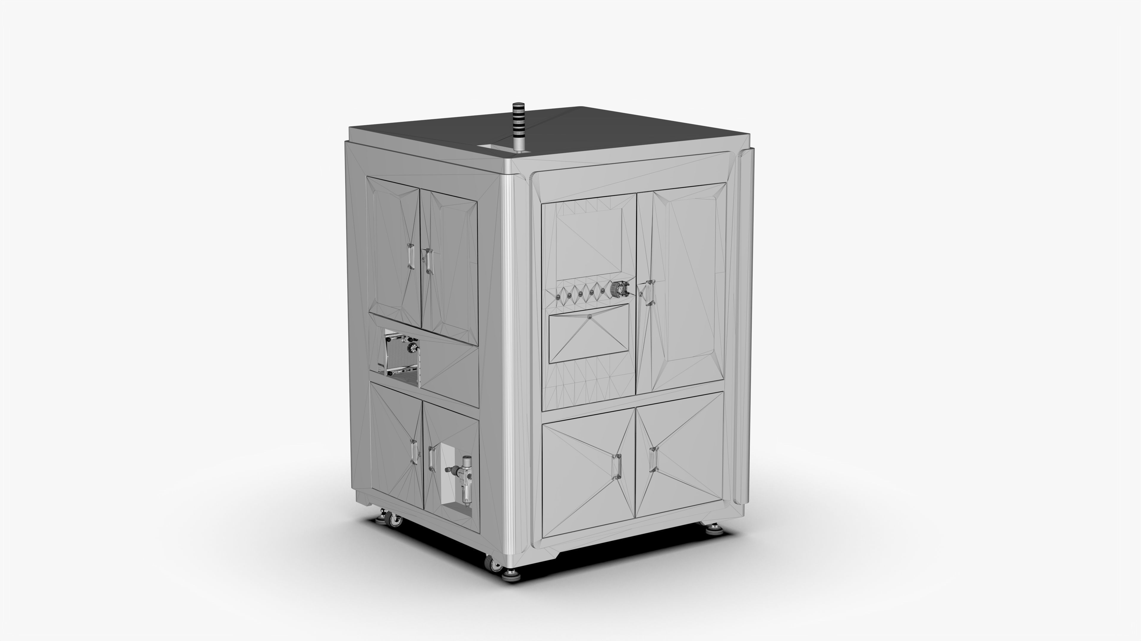 Automatic PCB Circuit Board Assembly Machine 3D model_20