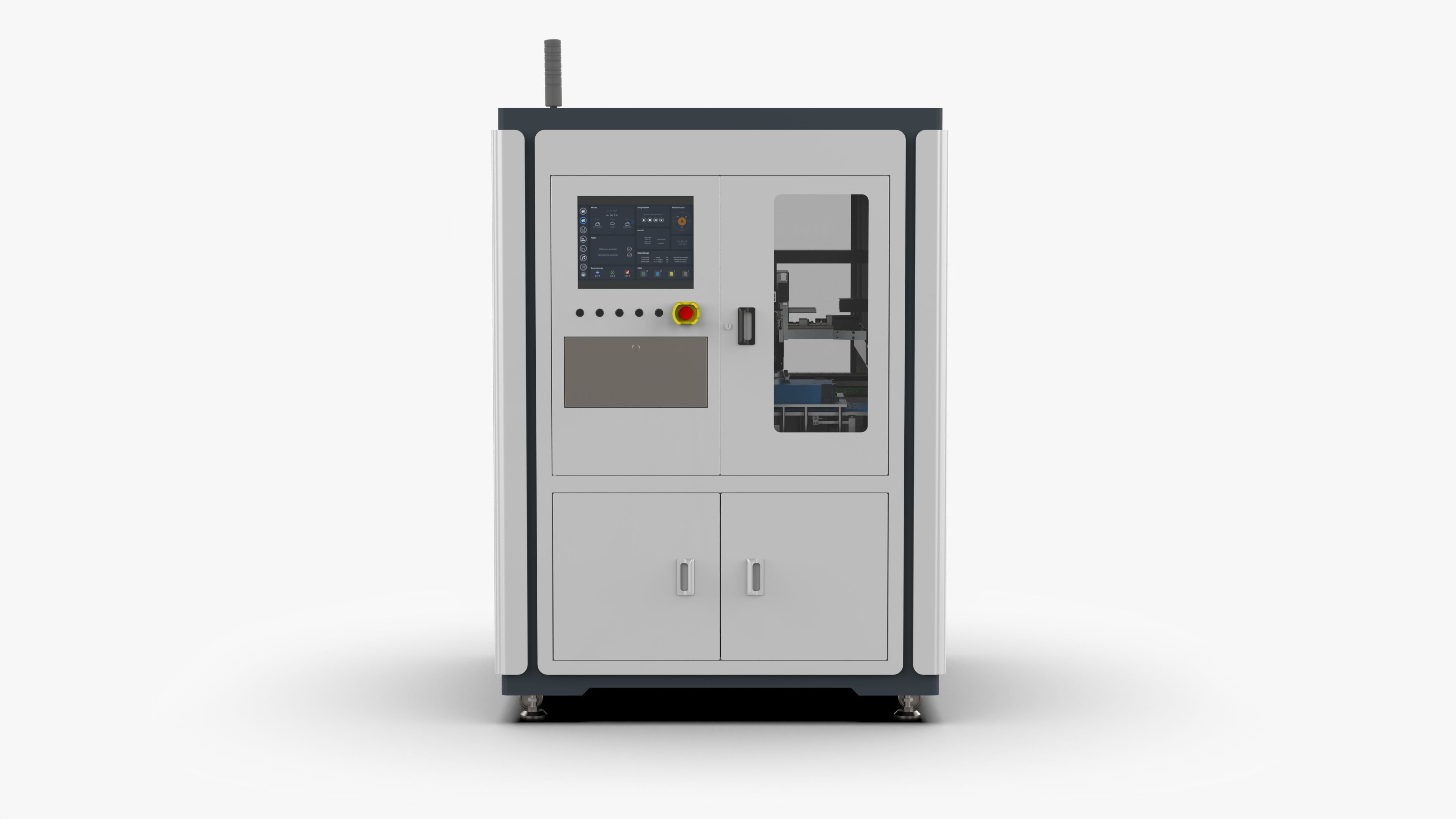 Automatic PCB Circuit Board Assembly Machine 3D model_5