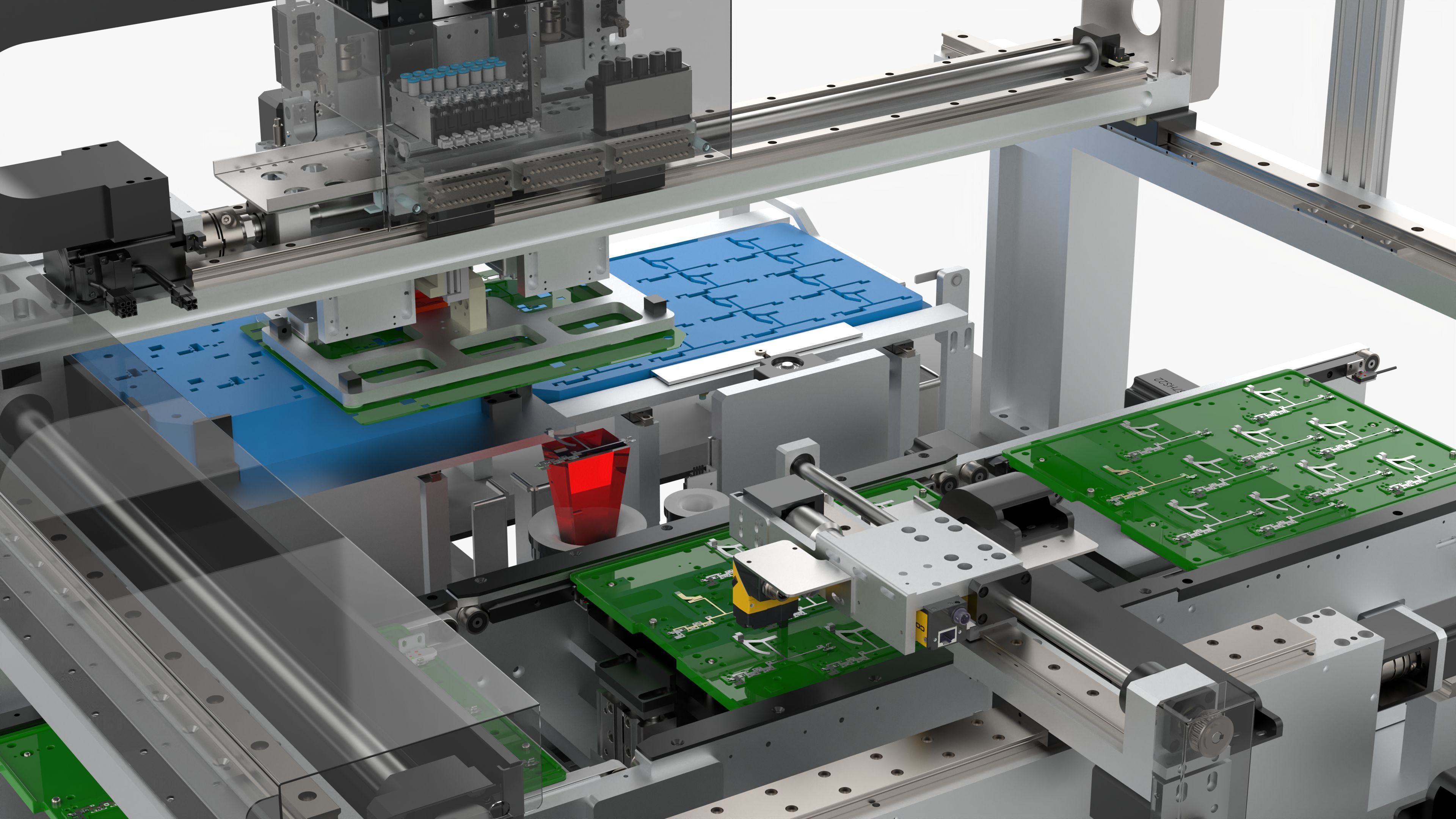 Automatic PCB Circuit Board Assembly Machine 3D model_19