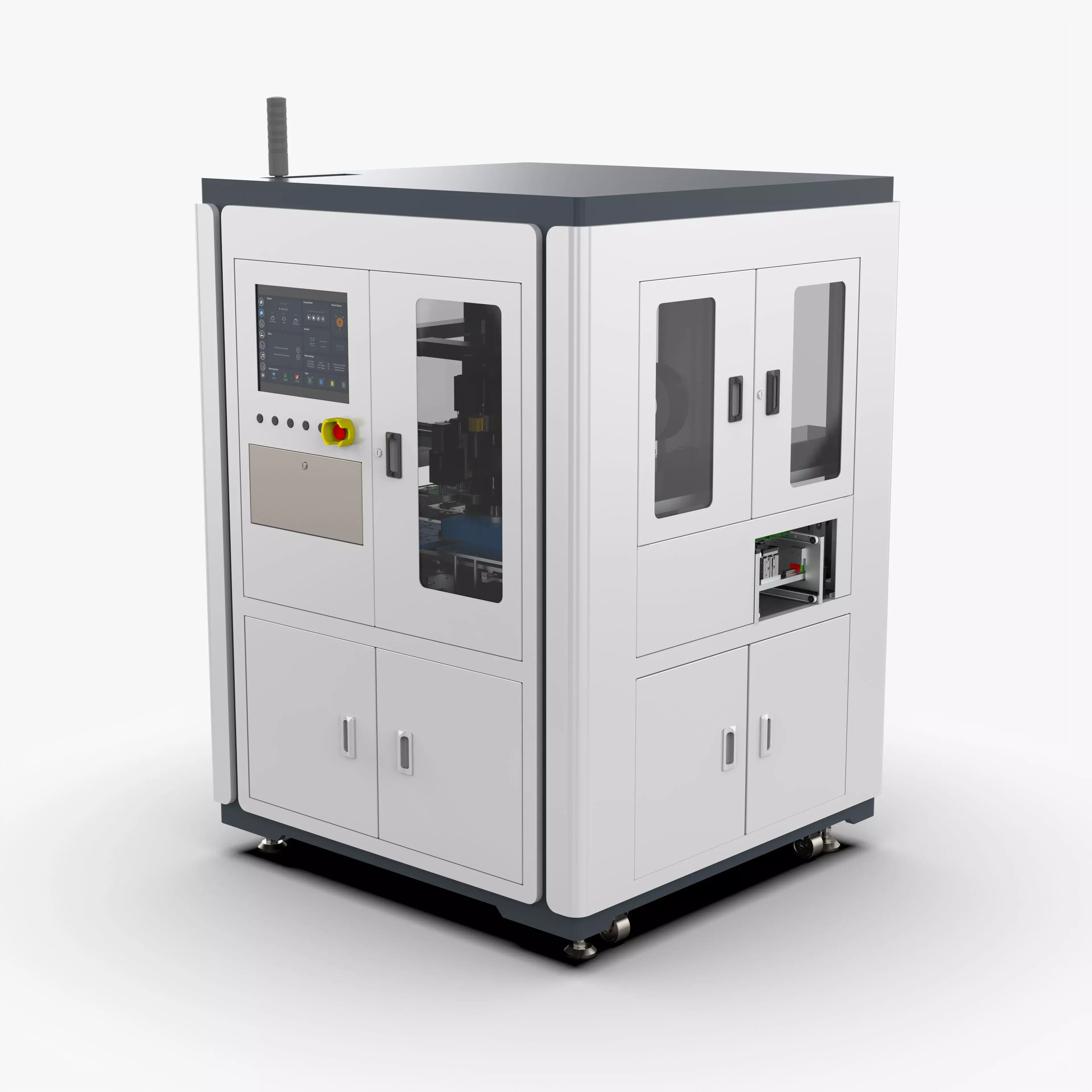 Automatic PCB Circuit Board Assembly Machine 3D model_0