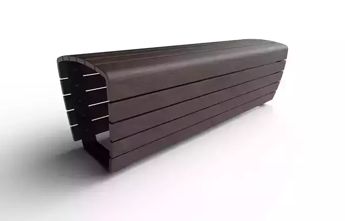 Bench  M13 Low-poly 3D model