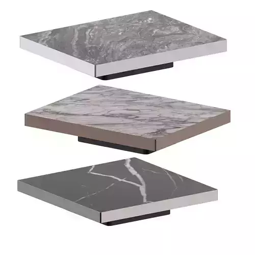 Solid Steel Coffee Table By Minotti