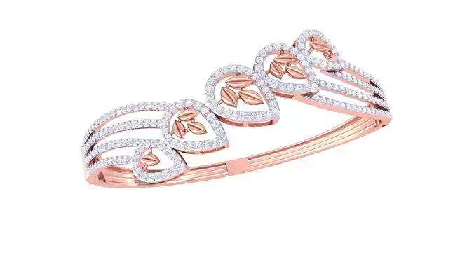 Women Bangle 3dm STL OBJ FBX Renders details