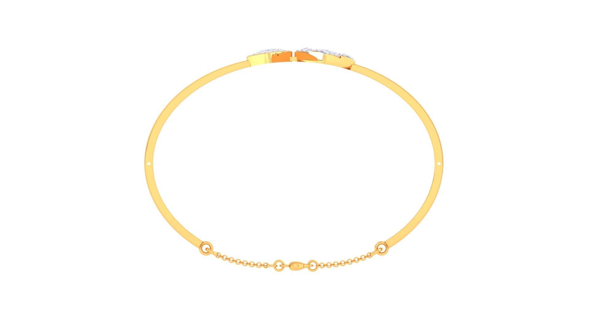 Women Bangle 3dm STL OBJ FBX Renders details 3D print model_4