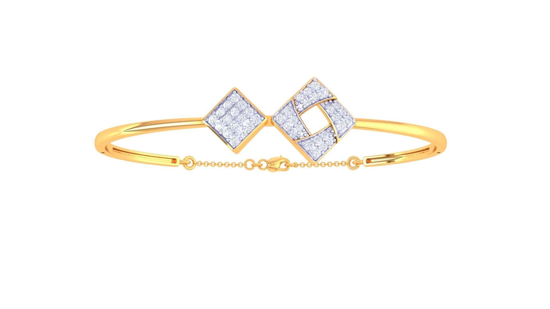 Women Bangle 3dm STL OBJ FBX Renders details 3D print model_3