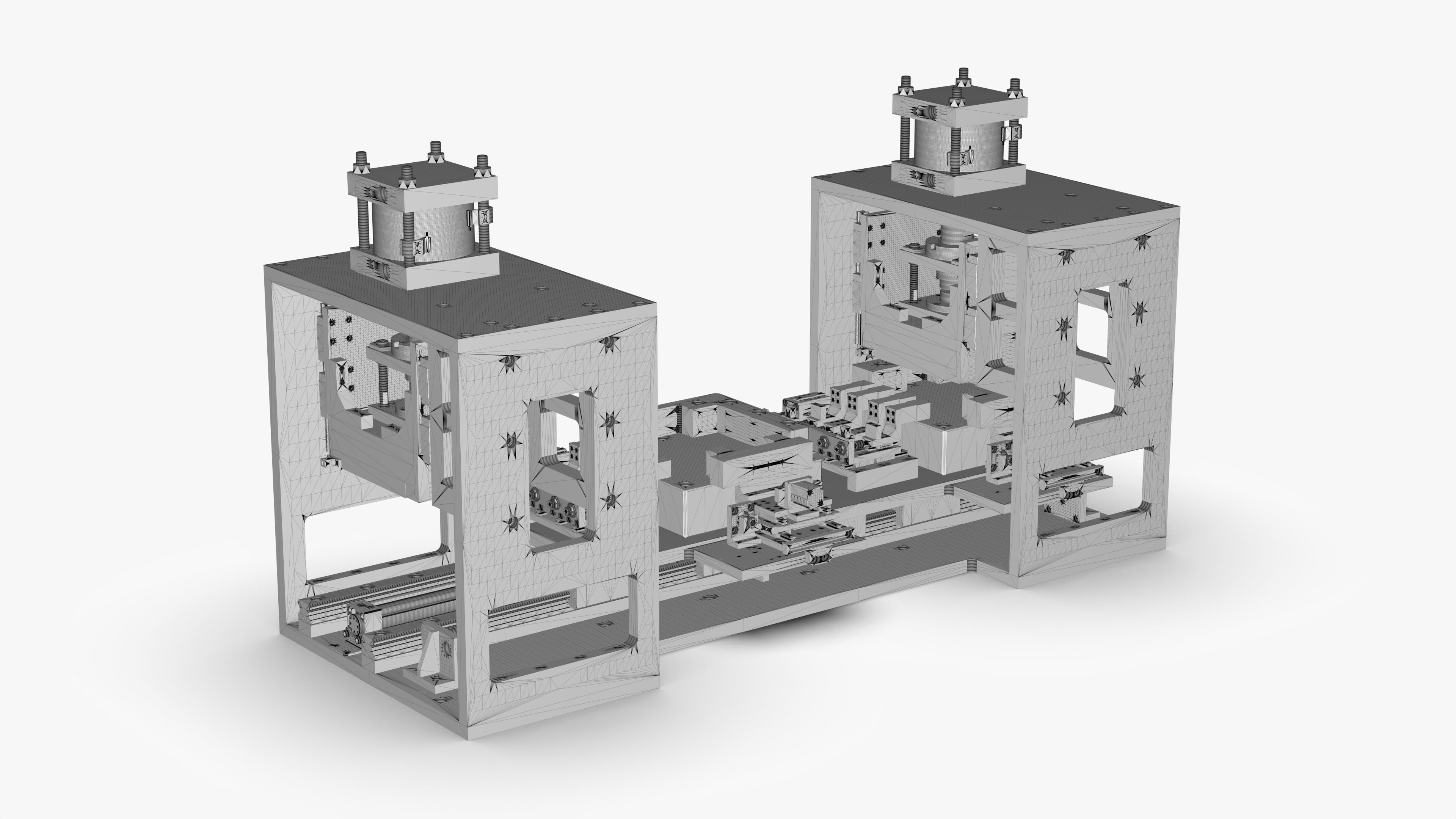 Automatic Square Battery Size Measuring Machine 3D model_12