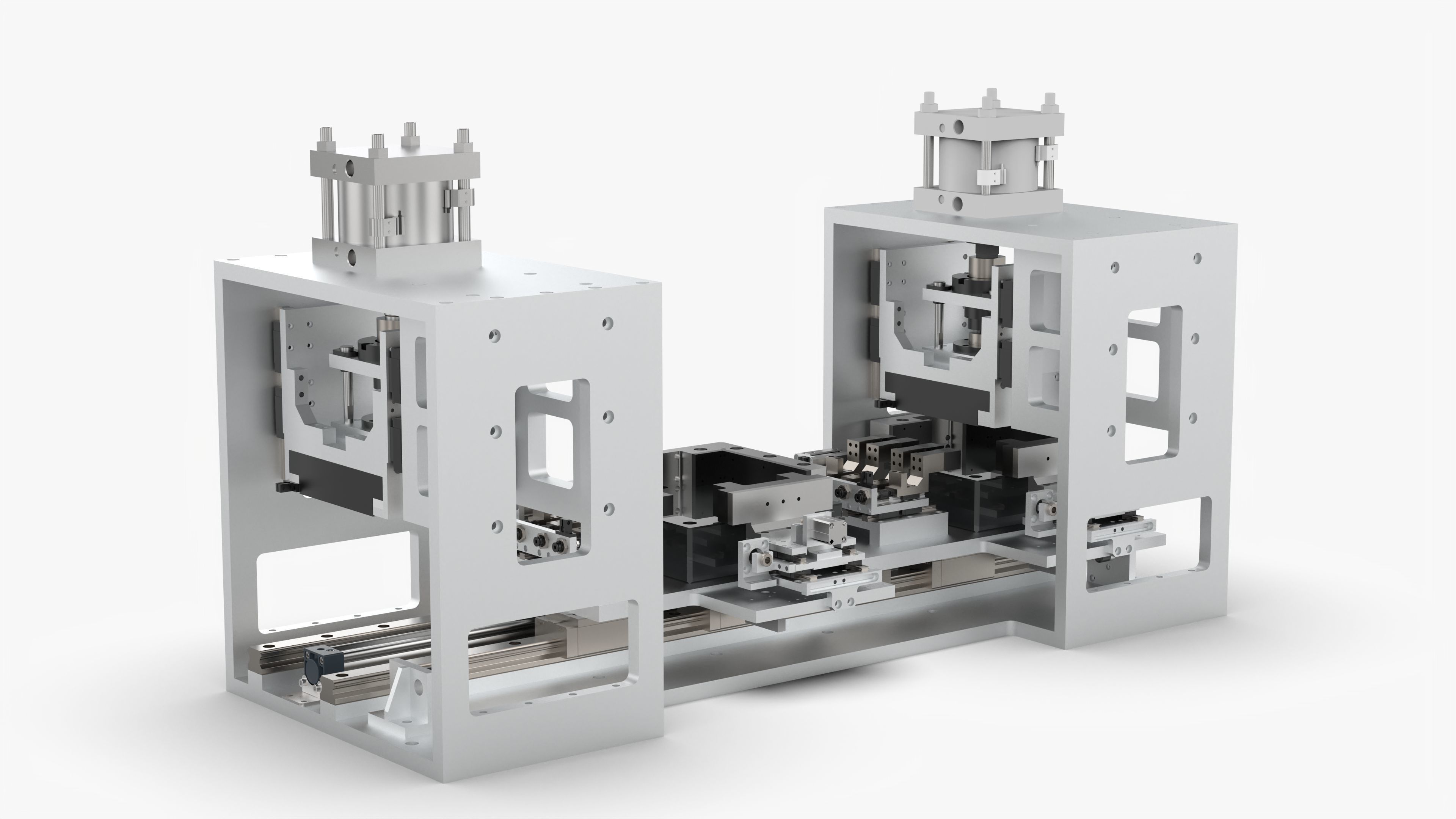Automatic Square Battery Size Measuring Machine 3D model_1