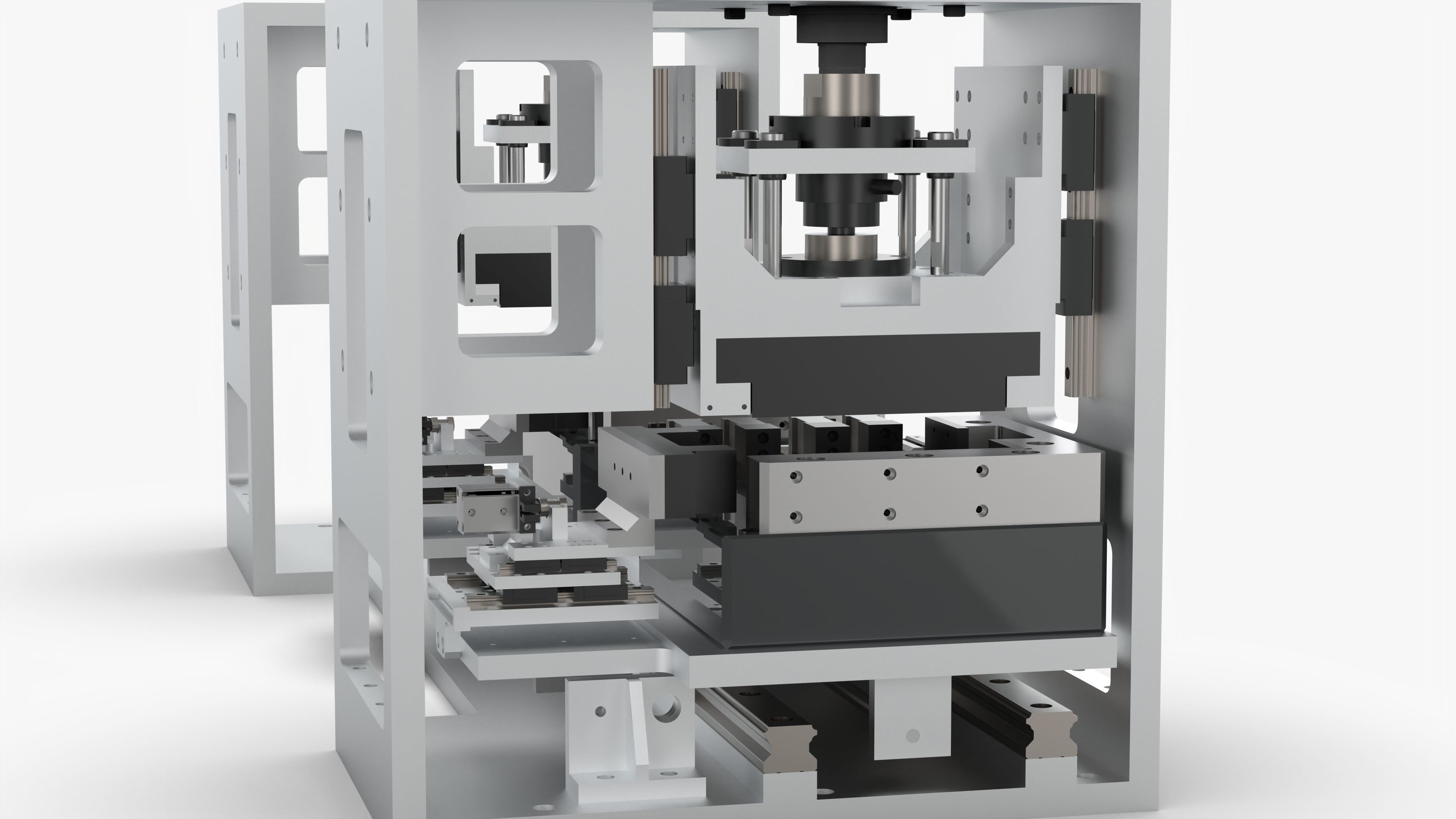 Automatic Square Battery Size Measuring Machine 3D model_10
