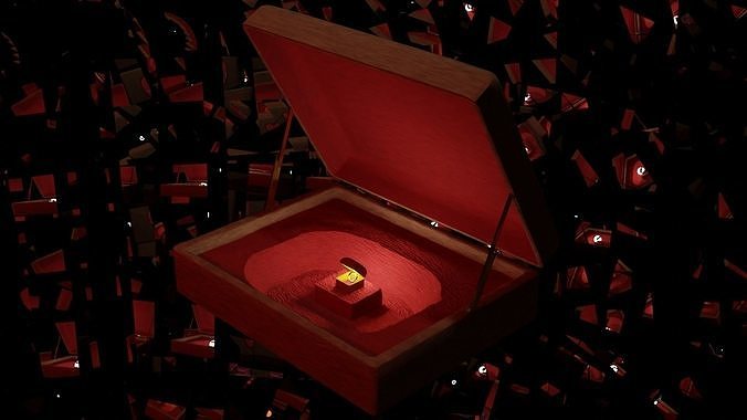 Valentine day gift Low-poly 3D model