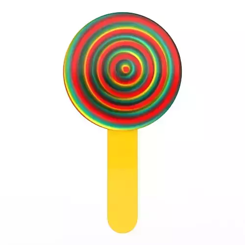 Lollipop Emoji Low-poly 3D model