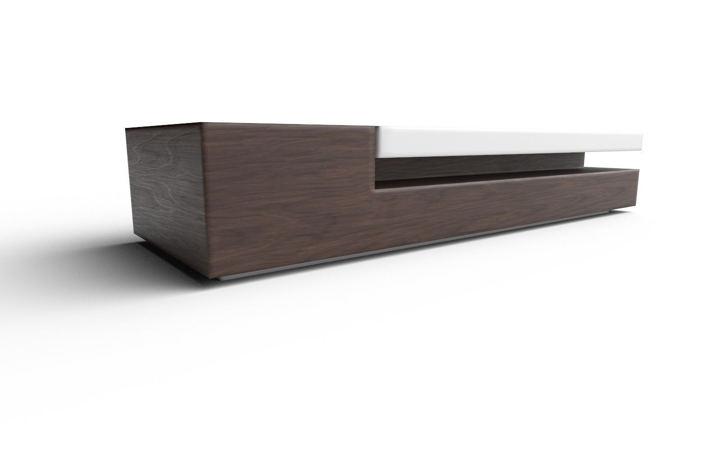 CoffeeTable  M05 Low-poly 3D model_2