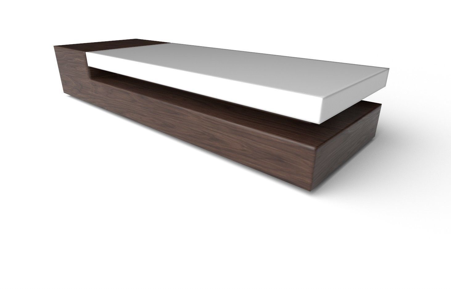 CoffeeTable  M05 Low-poly 3D model_4