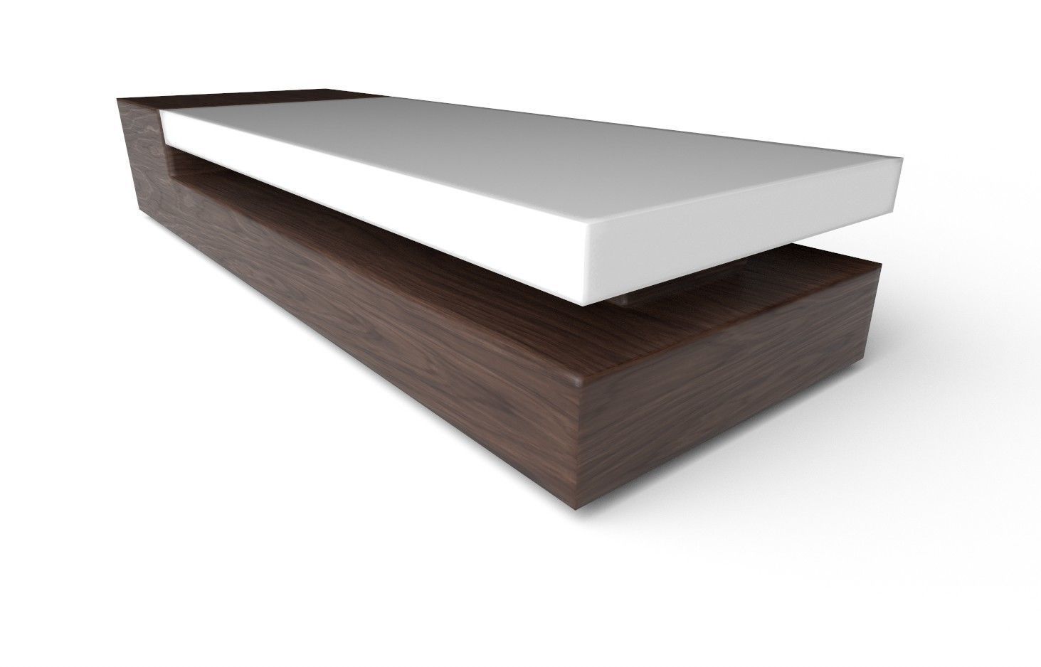 CoffeeTable  M05 Low-poly 3D model_5