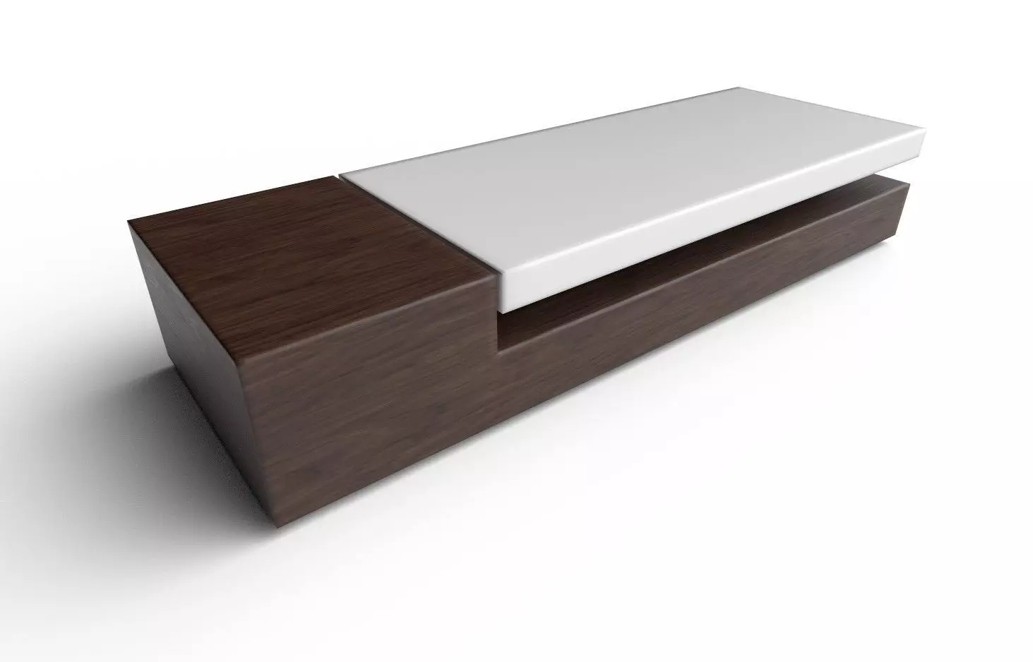 CoffeeTable  M05 Low-poly 3D model_0