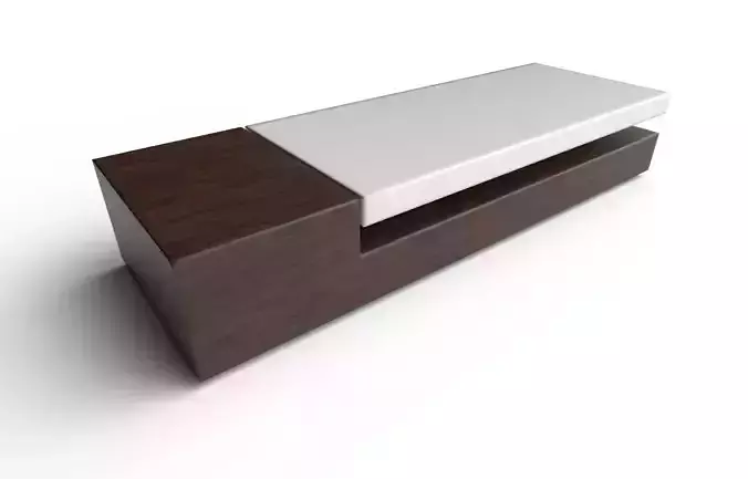 CoffeeTable  M05 Low-poly 3D model