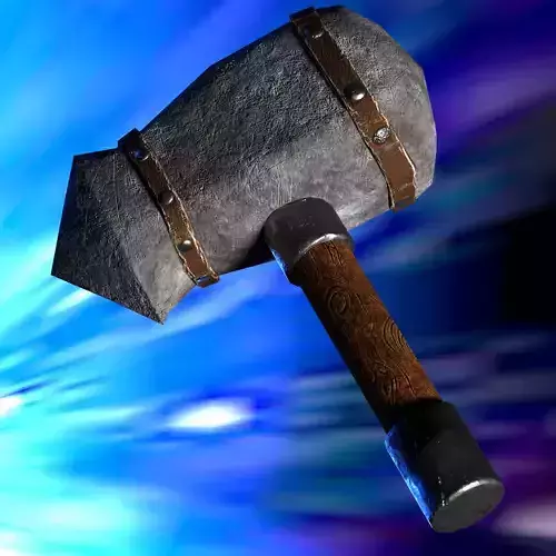 Hammer Low-poly 3D model