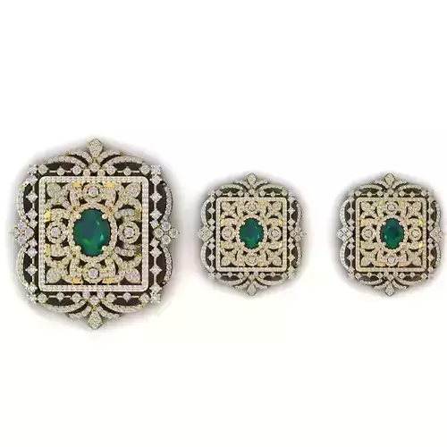 vintage pendant earrings 