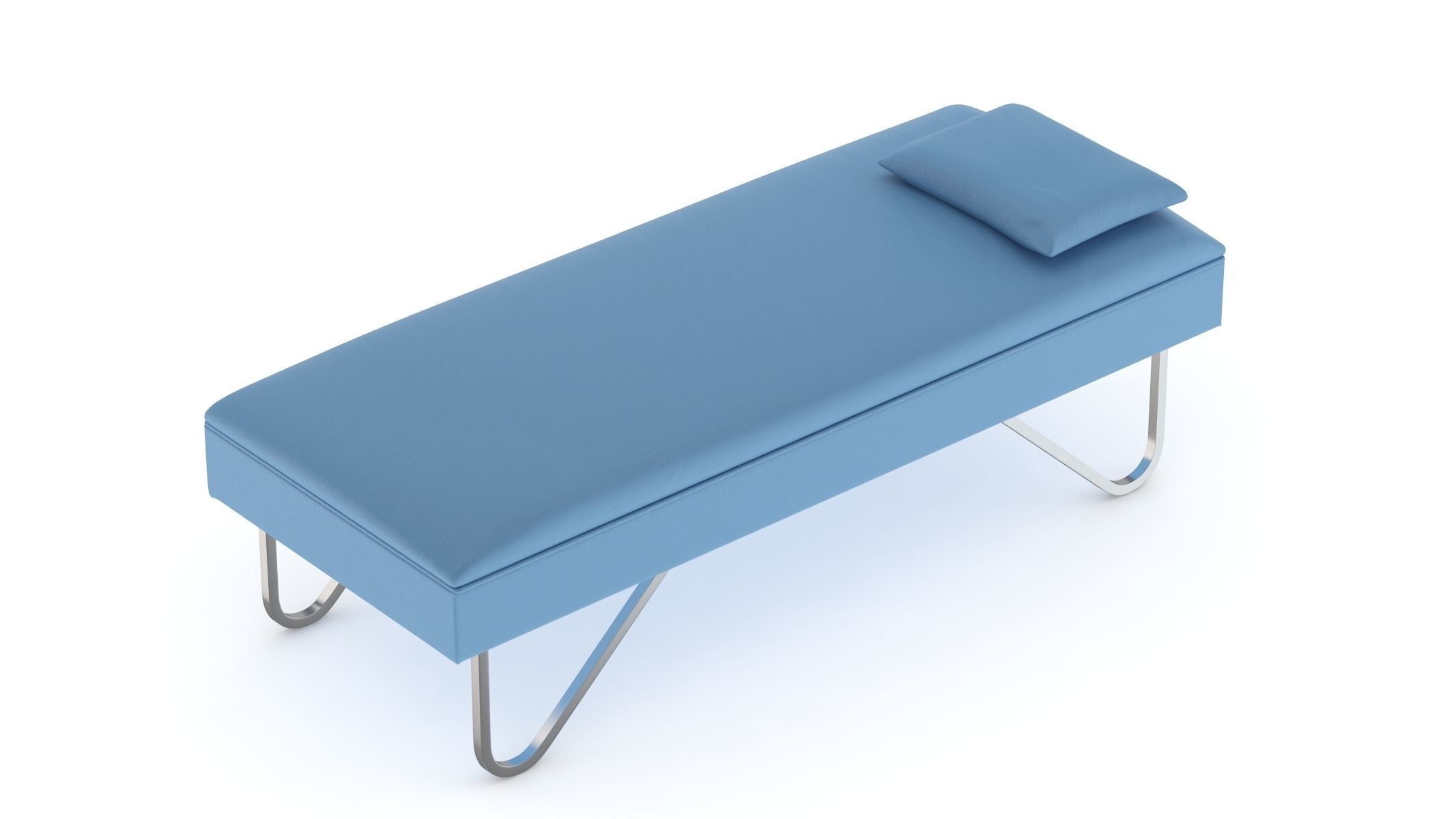 Medical Couches Recovery PBR Realistic 3D model_3
