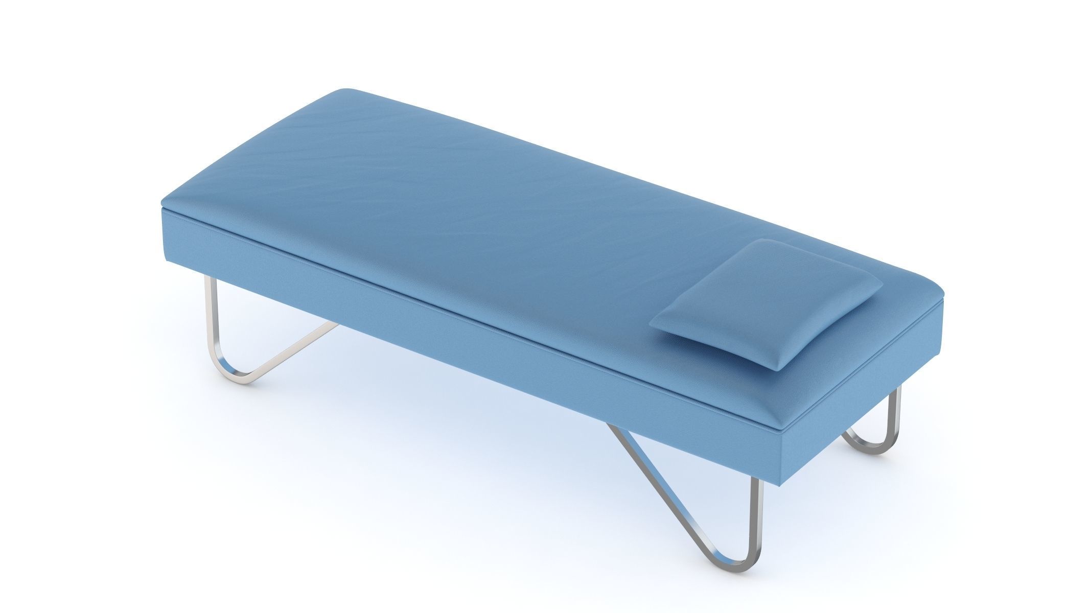 Medical Couches Recovery PBR Realistic 3D model_2