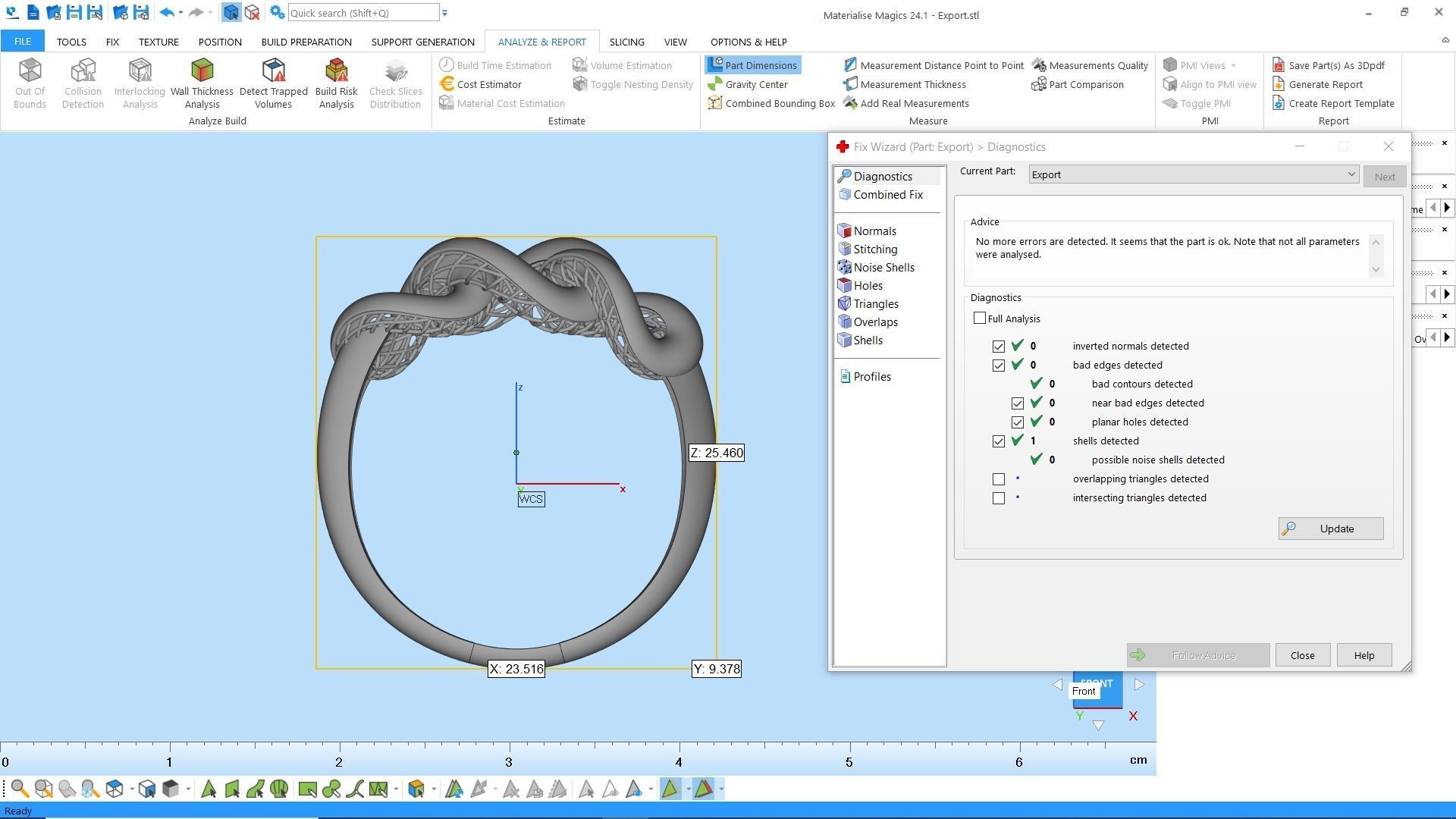 3 piece chain ring 3D print model_9