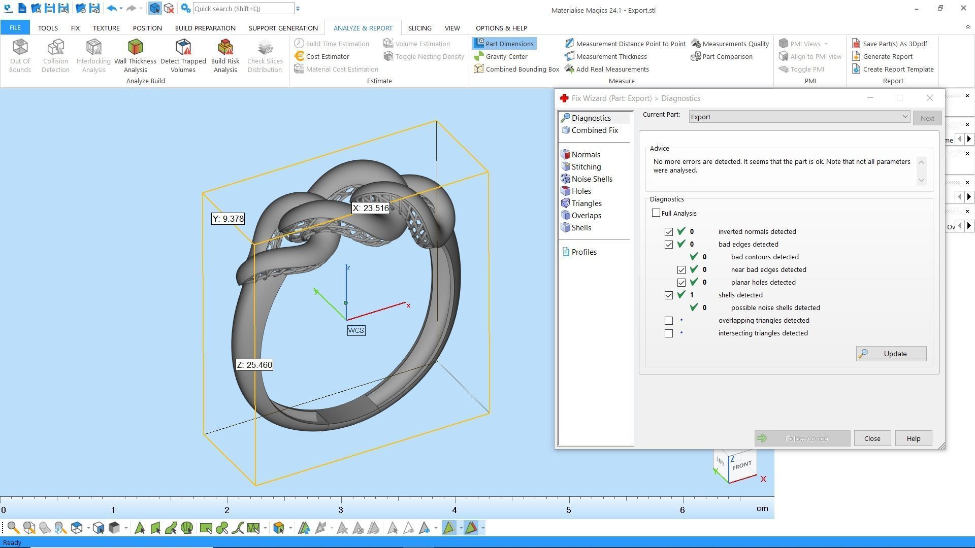 3 piece chain ring 3D print model_7