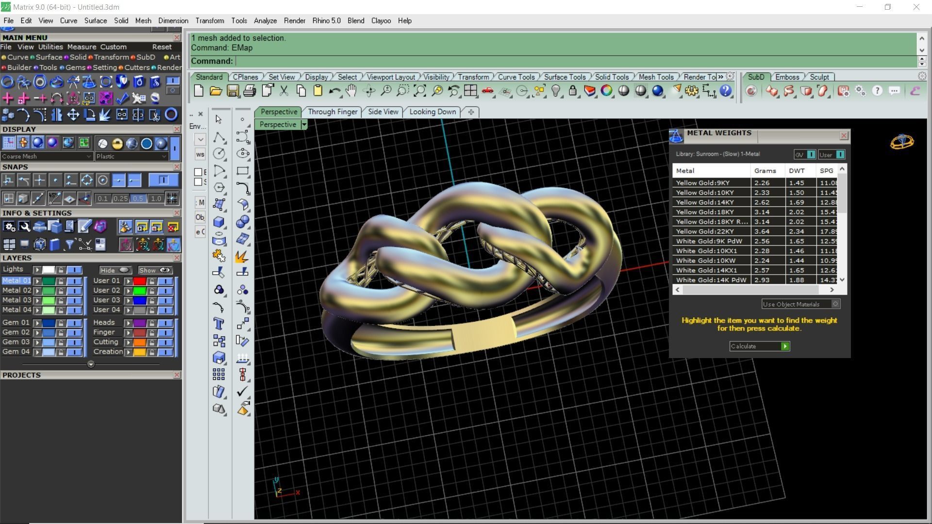 3 piece chain ring 3D print model_21