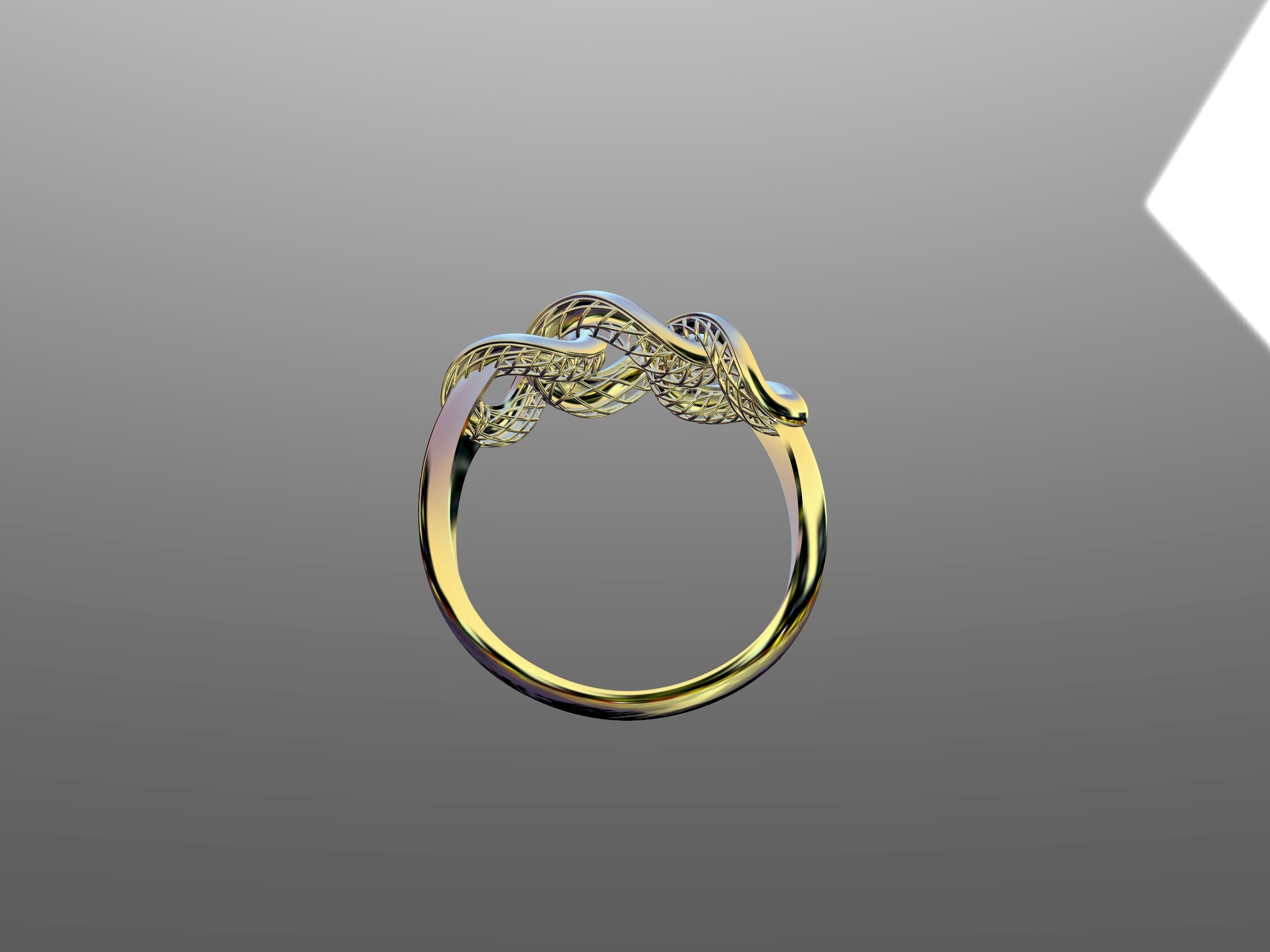 3 piece chain ring 3D print model_16