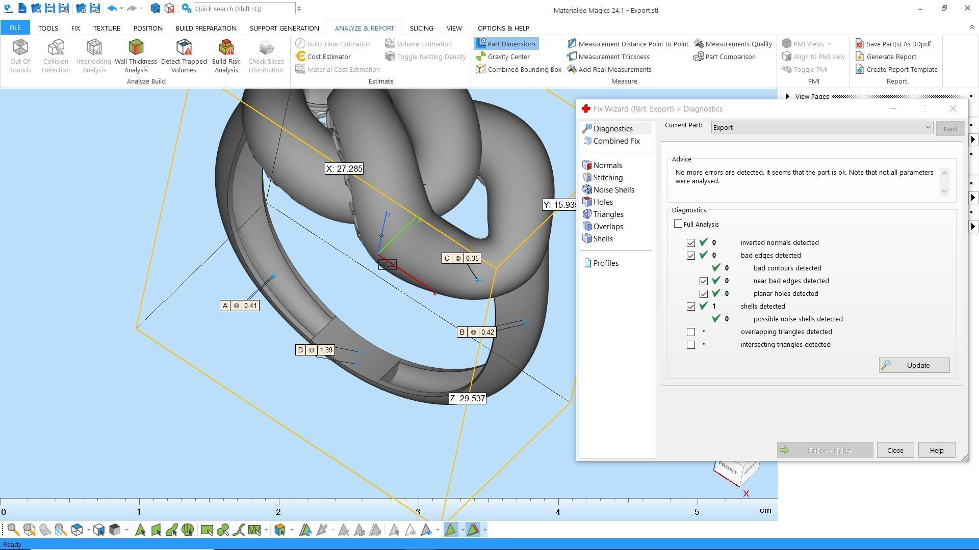 2 chain rings 3D print model_8
