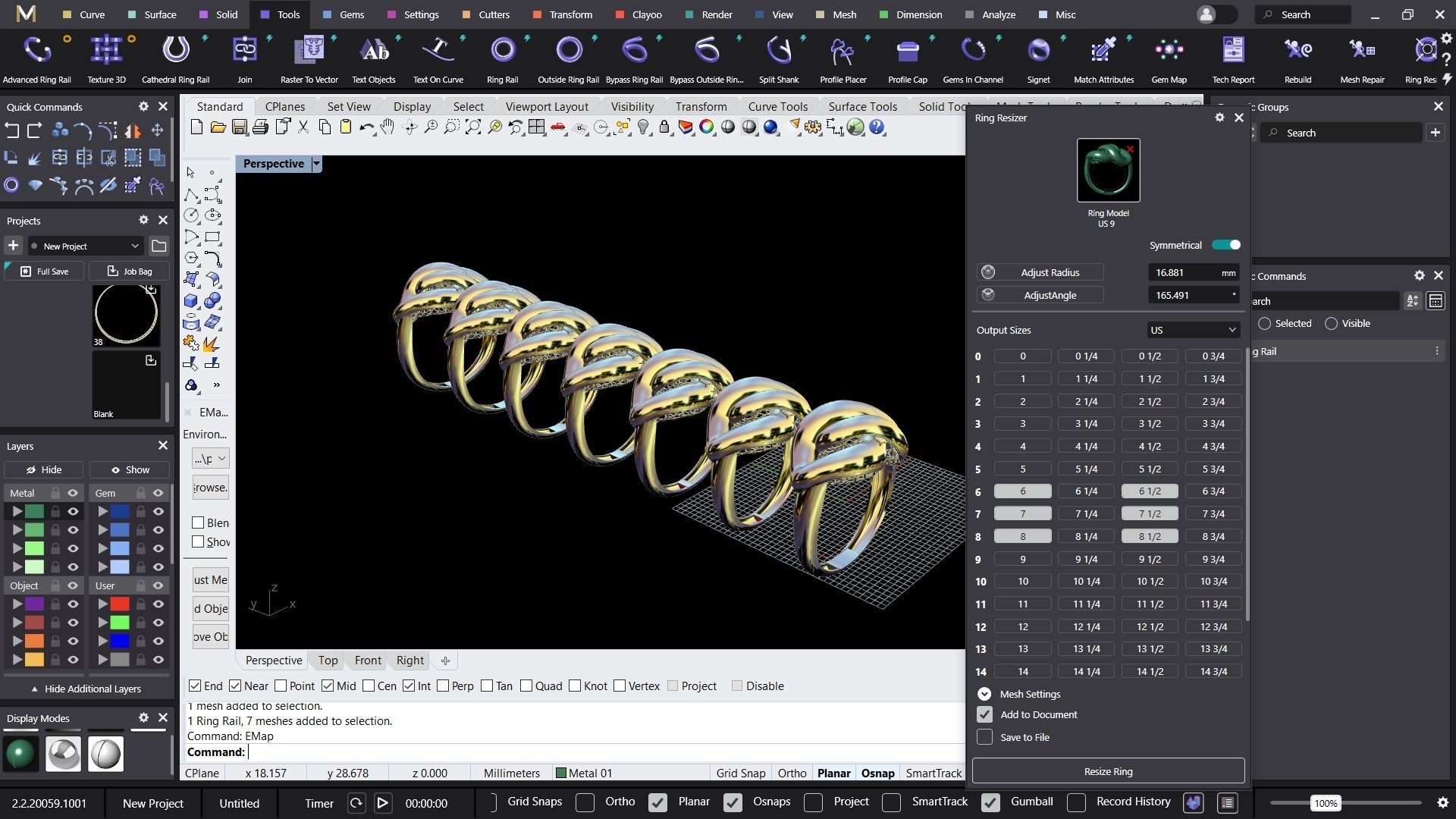 2 chain rings 3D print model_16