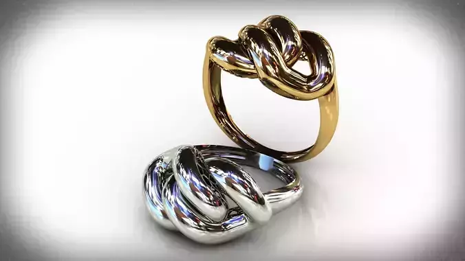 2 chain rings 3D print model