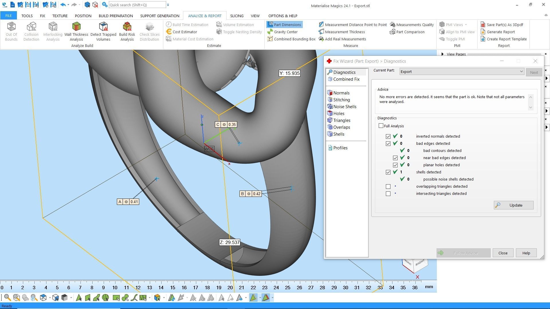 2 chain rings 3D print model_7