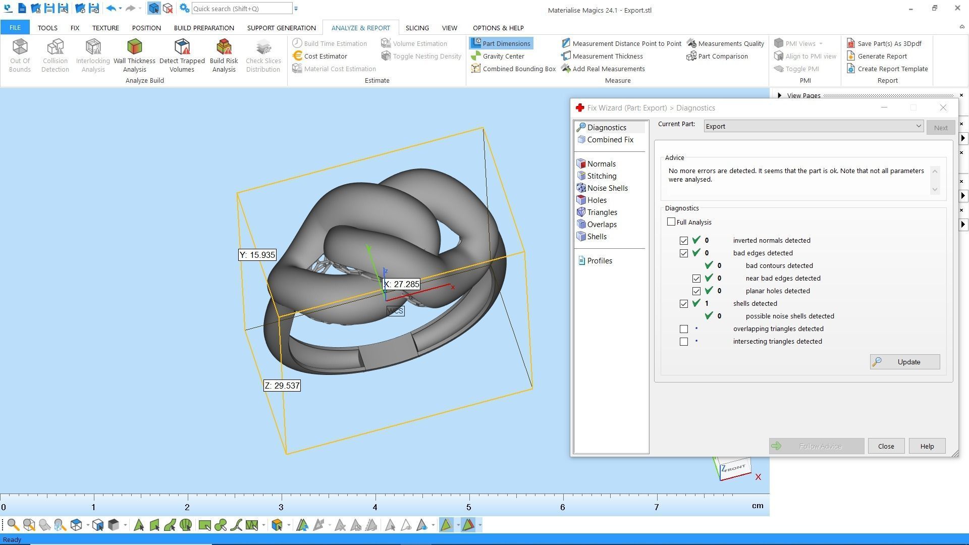 2 chain rings 3D print model_4