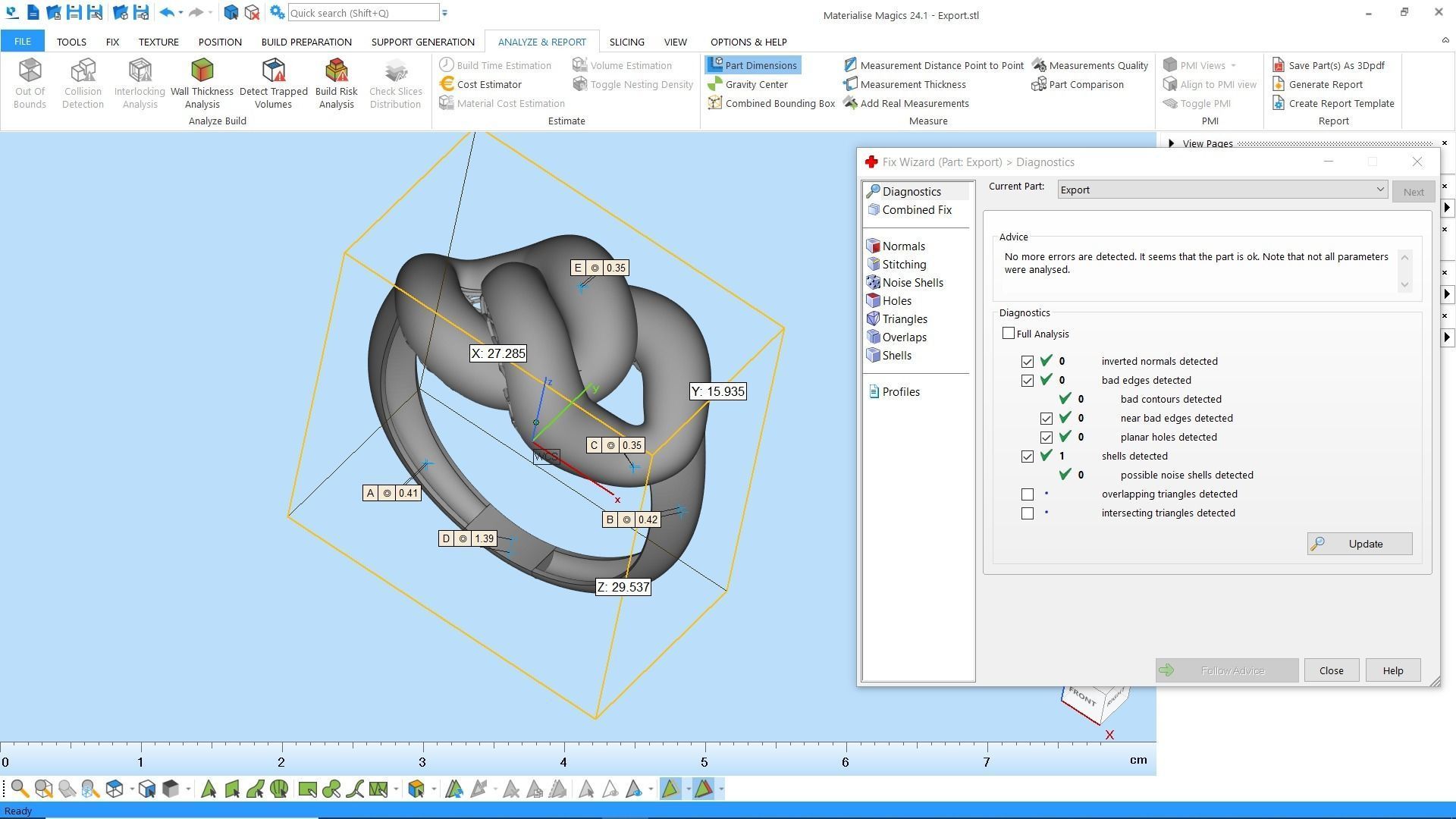 2 chain rings 3D print model_9