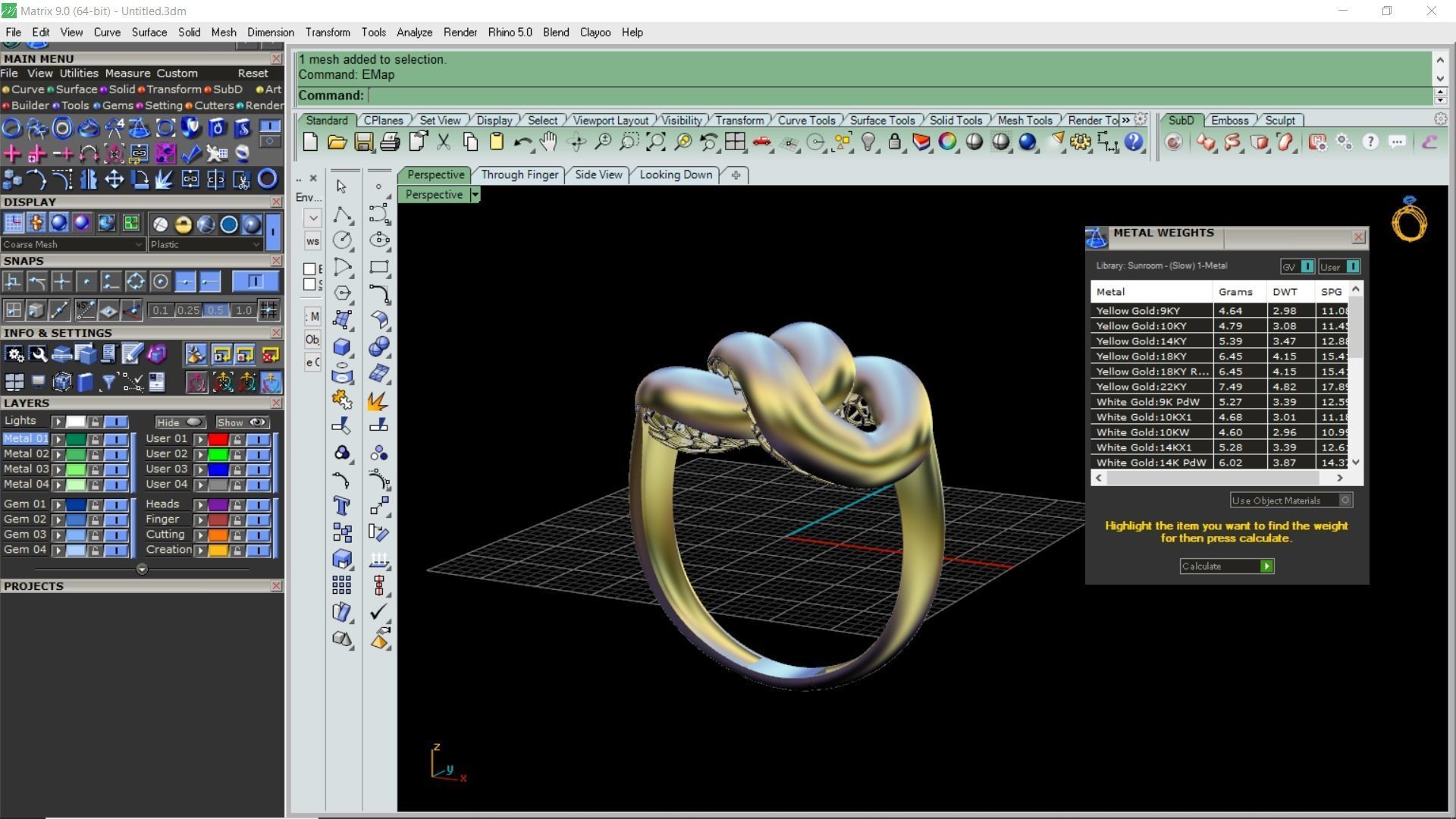 2 chain rings 3D print model_3