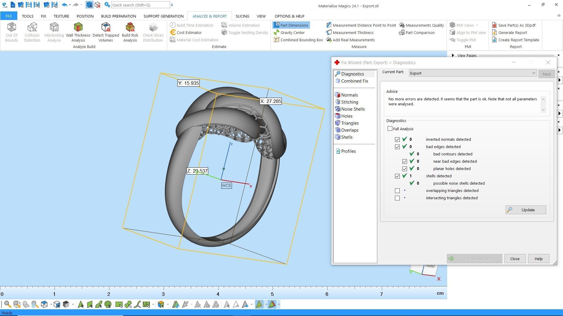 2 chain rings 3D print model_5
