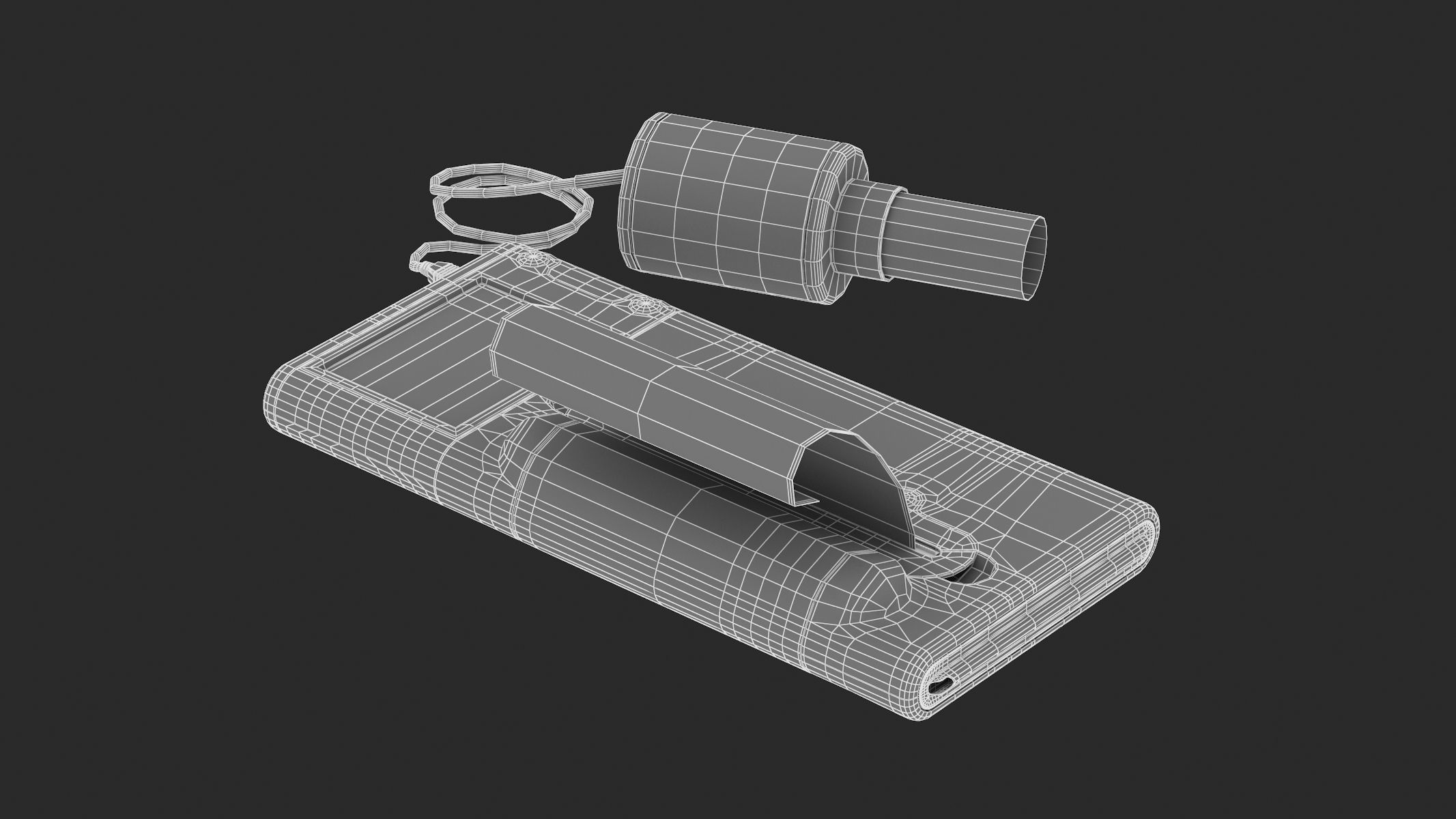 Medical Spirometer PBR Realistic 3D model_13