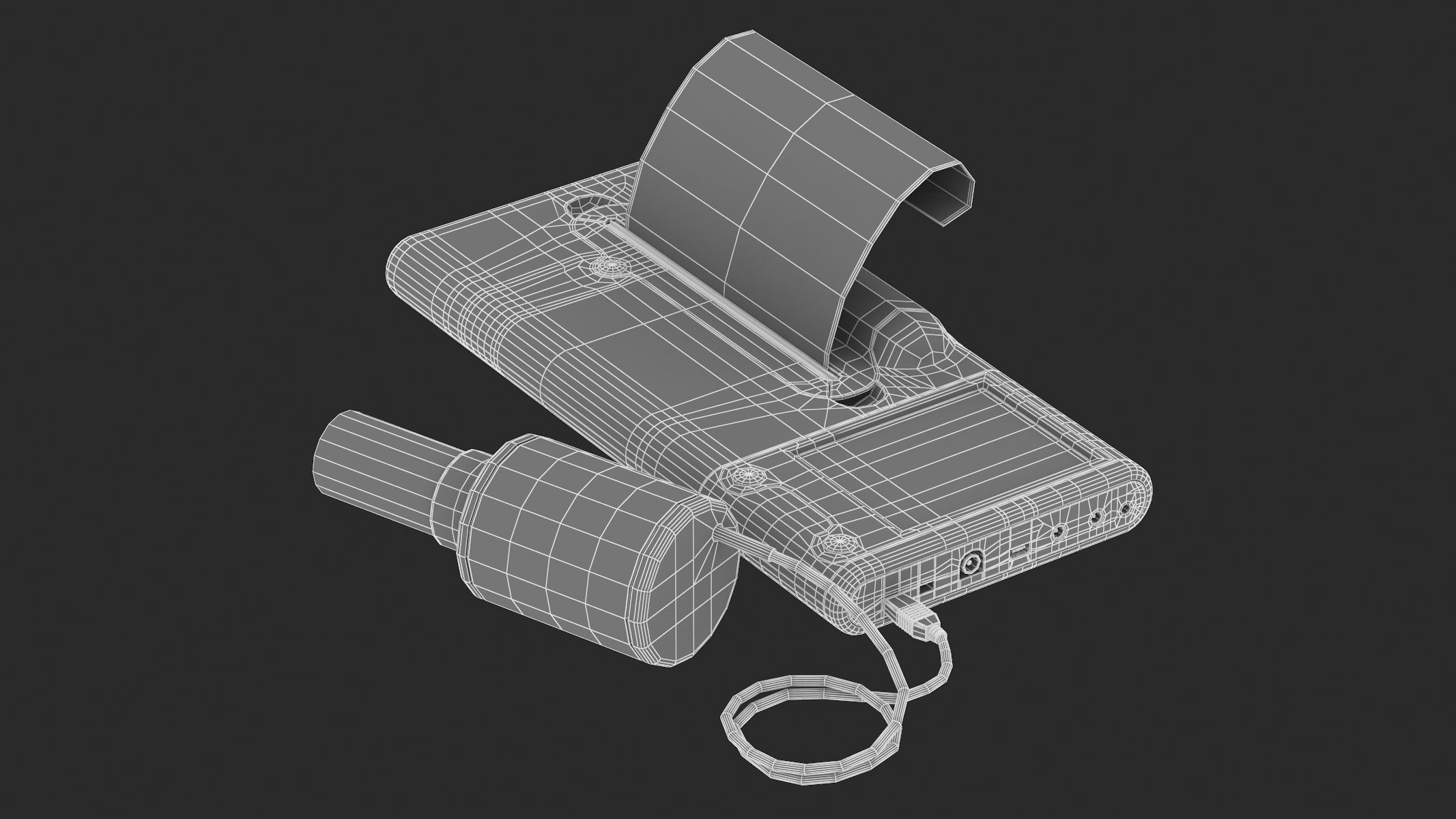 Medical Spirometer PBR Realistic 3D model_17