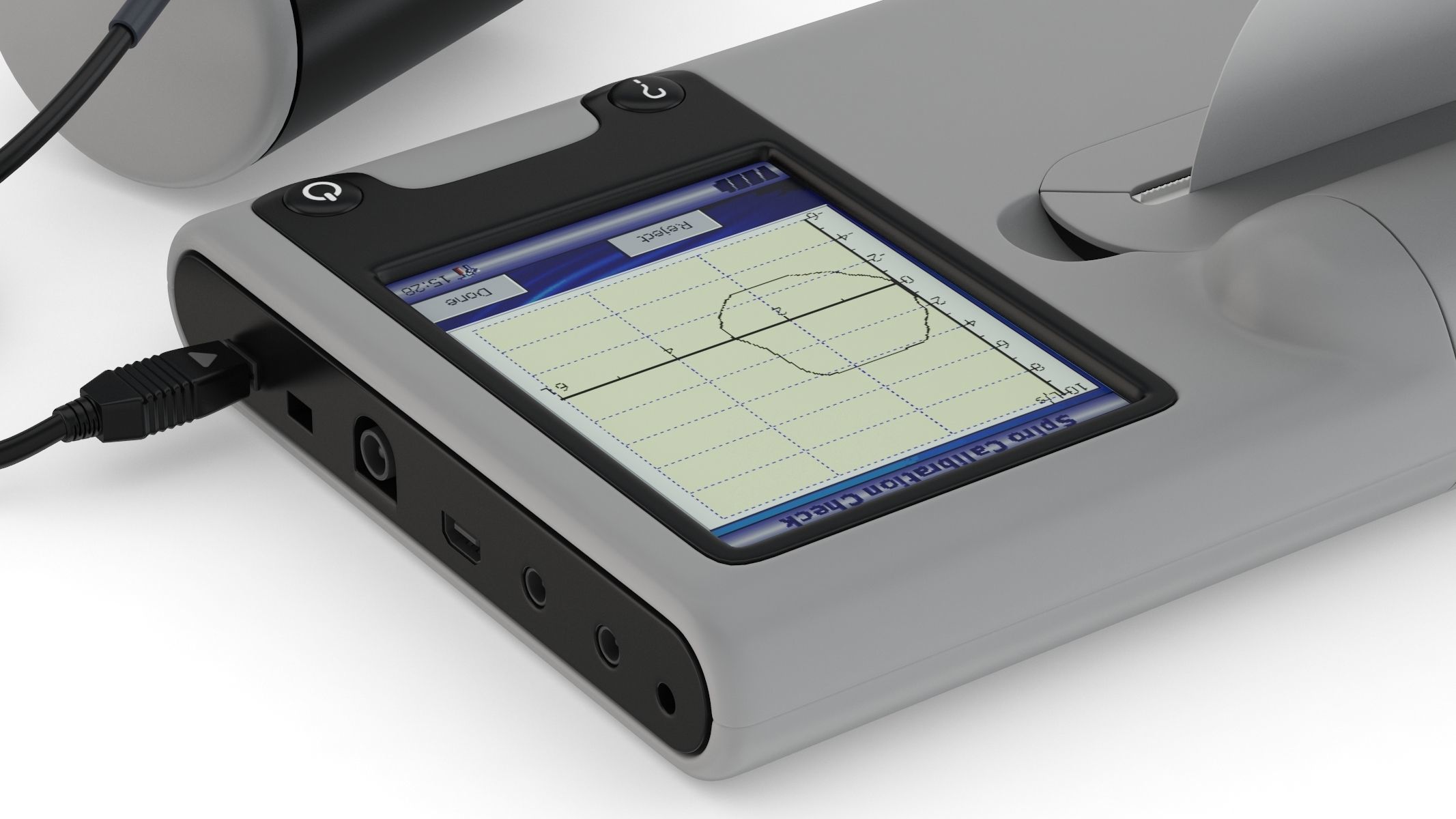 Medical Spirometer PBR Realistic 3D model_9